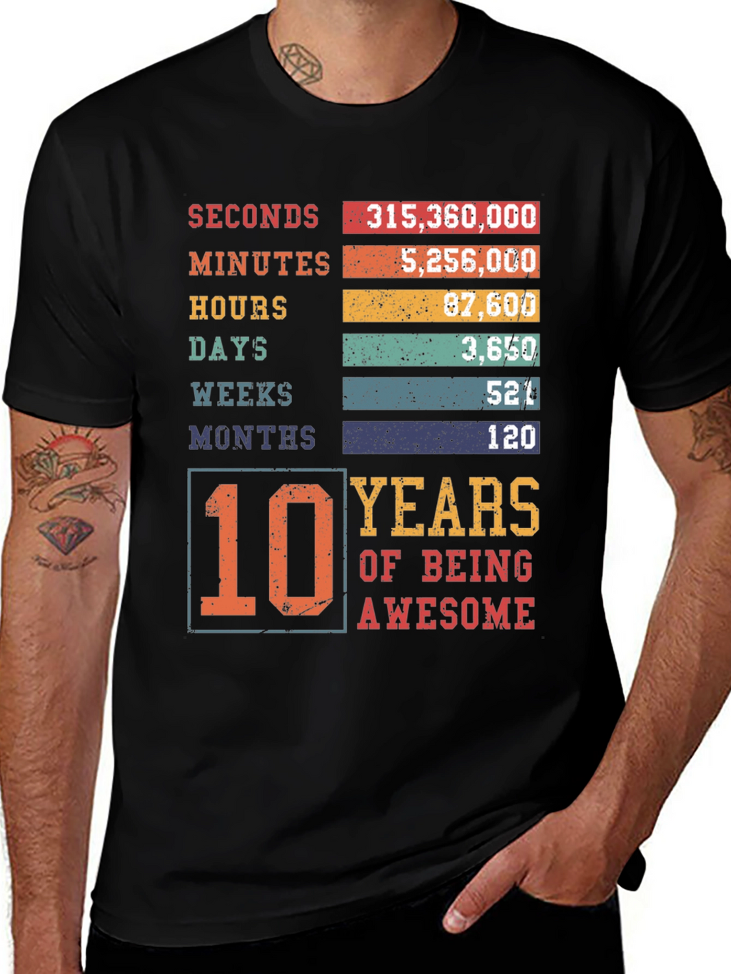10 Years of Being Awesome T-Shirt