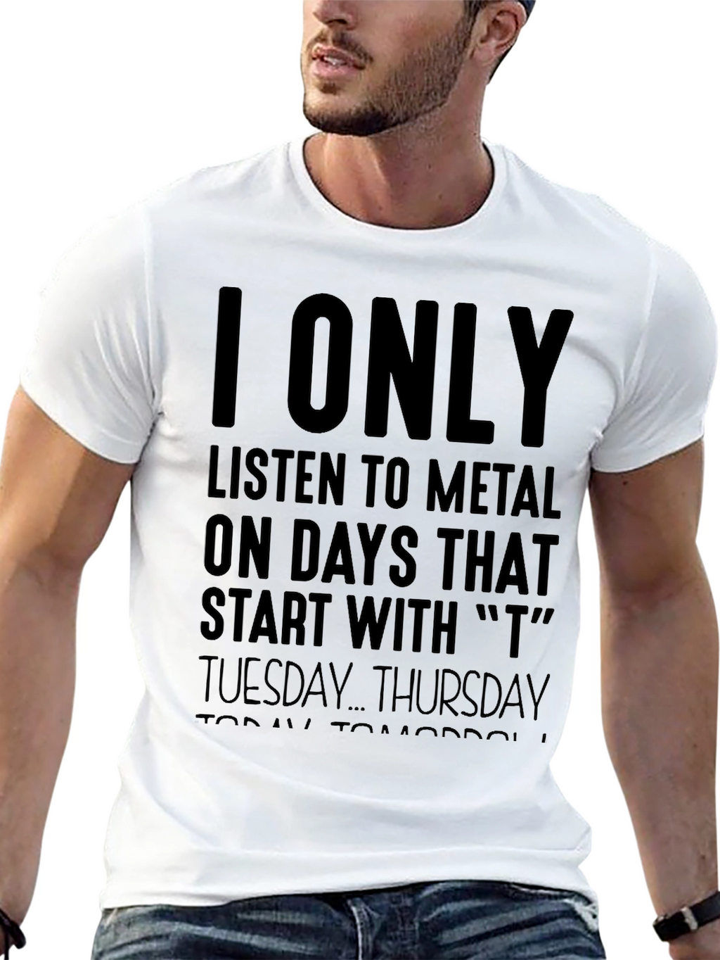 Metal Music Fan T-Shirt - T Days Only