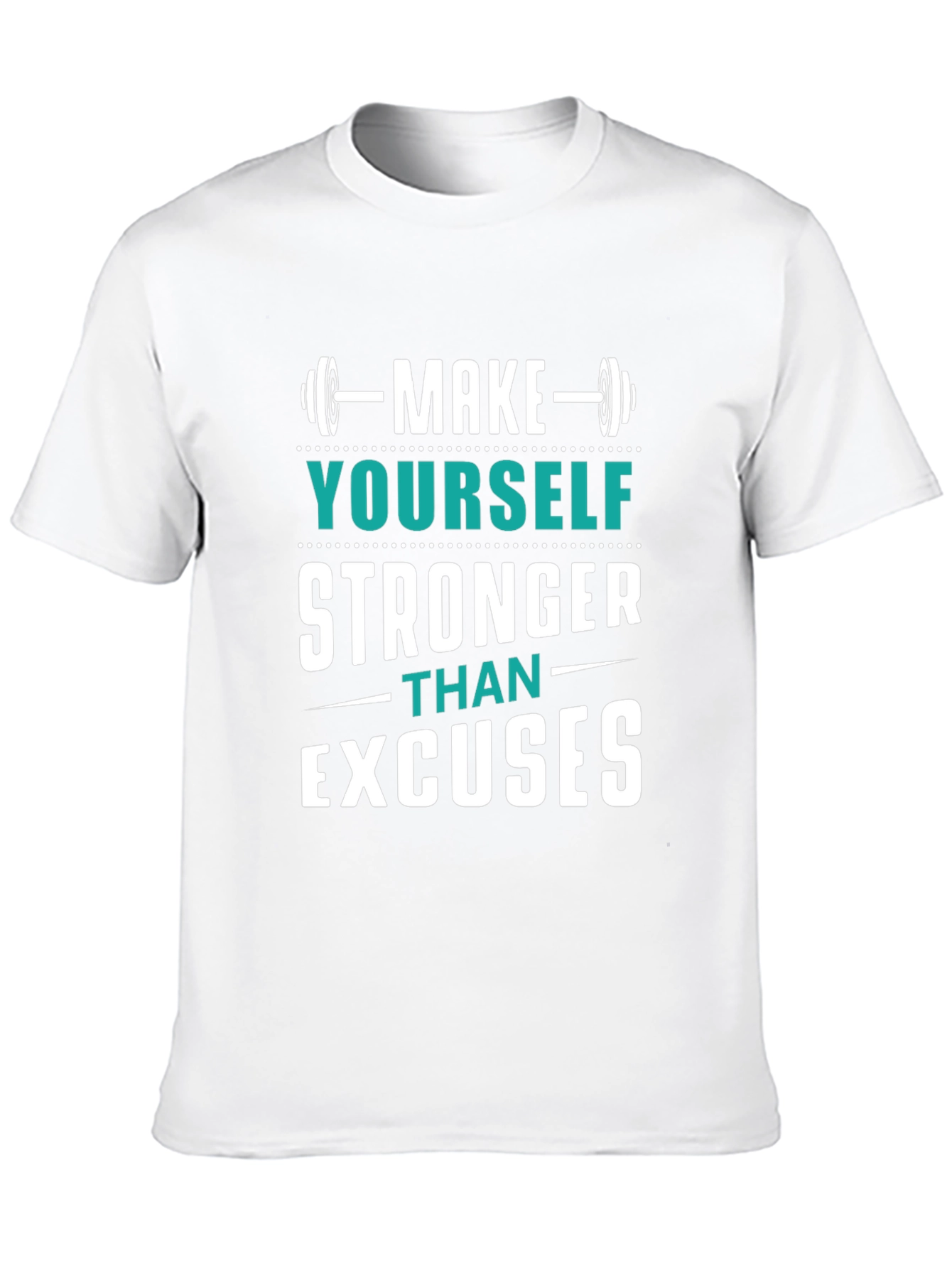 Motivational Fitness T-Shirt - Make Yourself Stronger