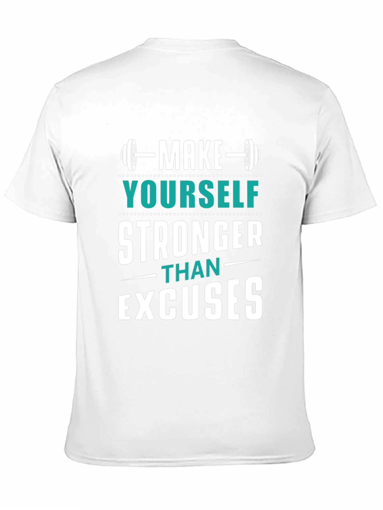 Motivational Fitness T-Shirt - Make Yourself Stronger