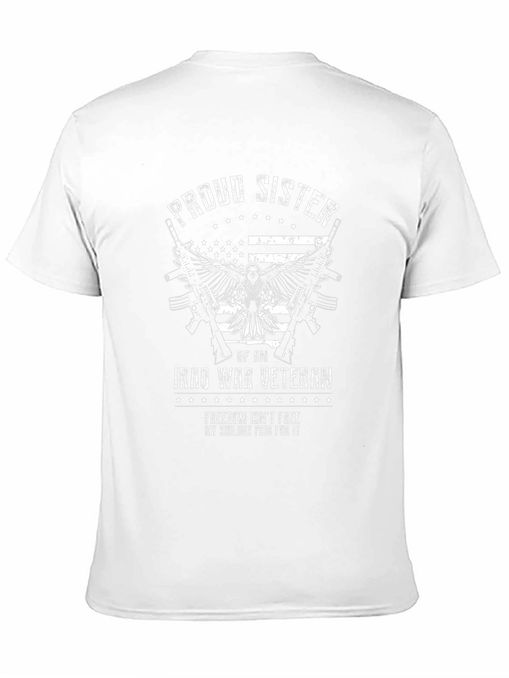 Proud Sister Iraq War Veteran Graphic T-Shirt