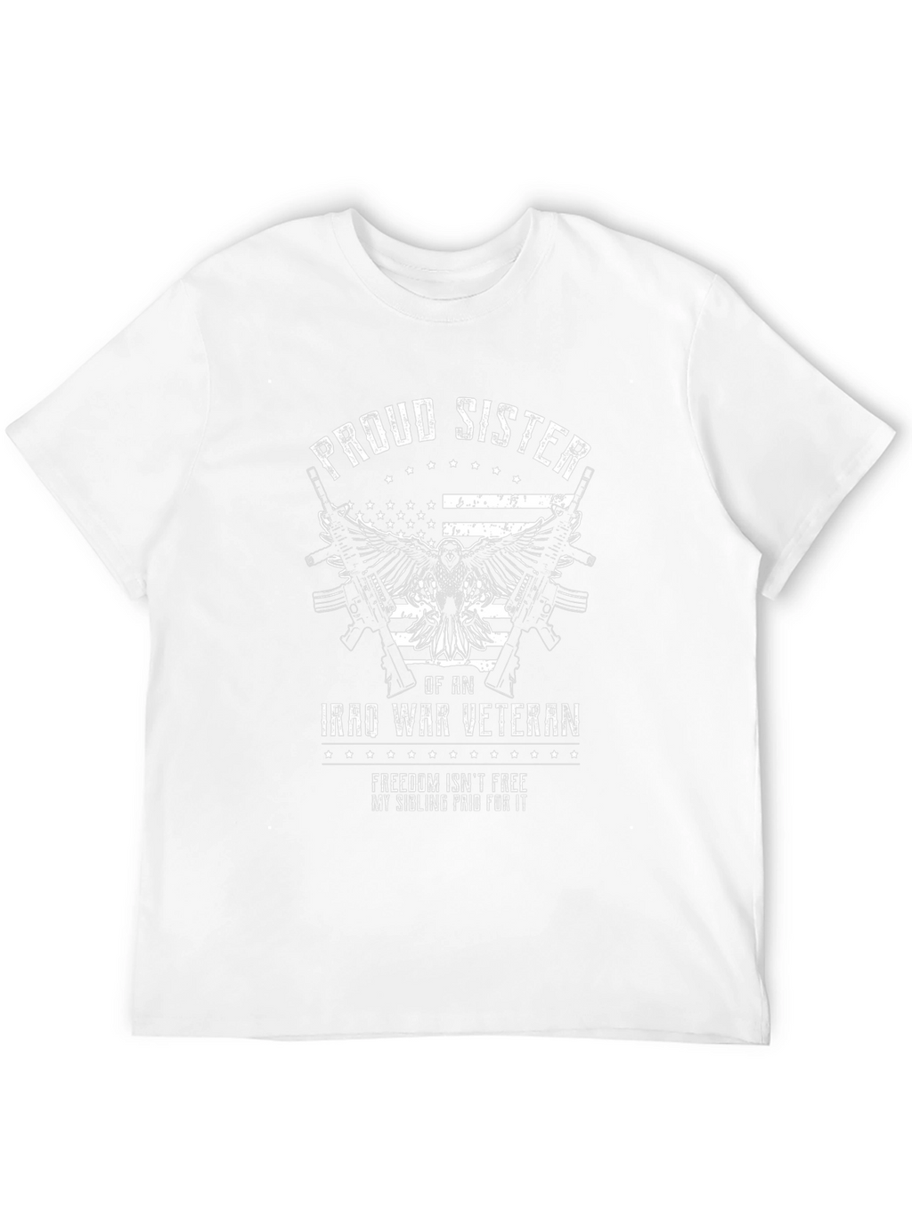 Proud Sister Iraq War Veteran Graphic T-Shirt