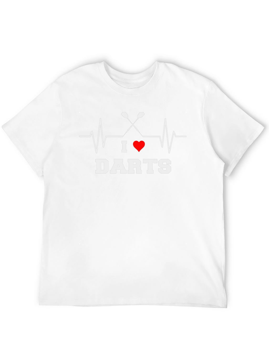 I Heart Darts Black T-Shirt - Game Night
