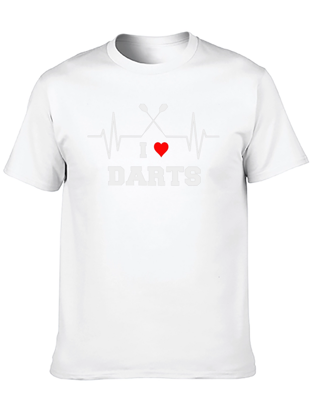 I Heart Darts Black T-Shirt - Game Night
