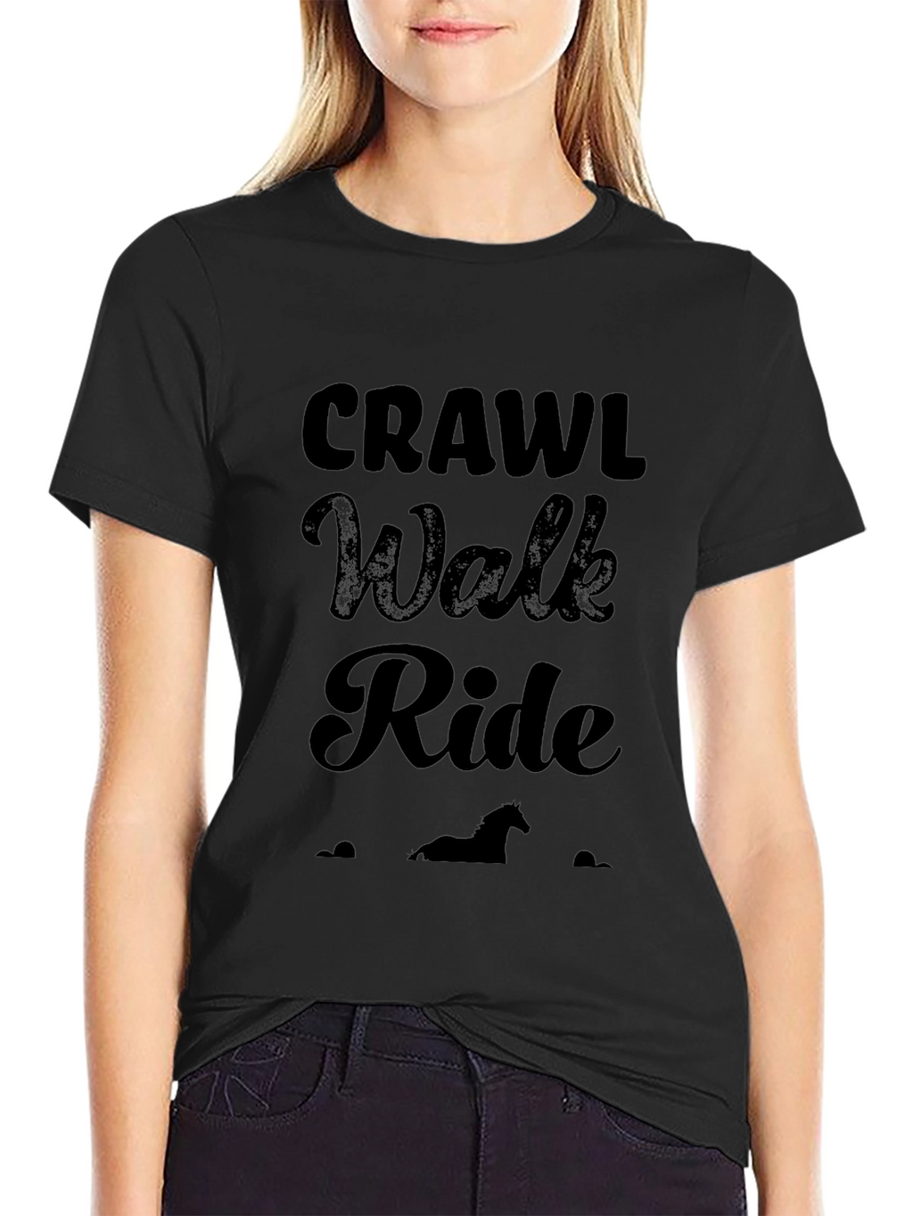 Crawl Walk Ride Horse Lover T-Shirt