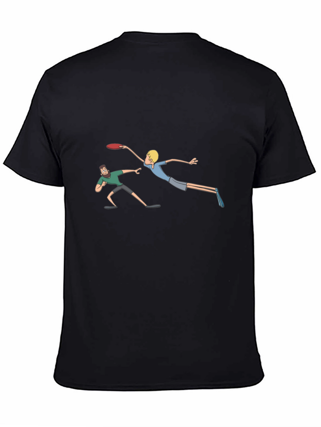 Ultimate Frisbee Graphic Tee - Black