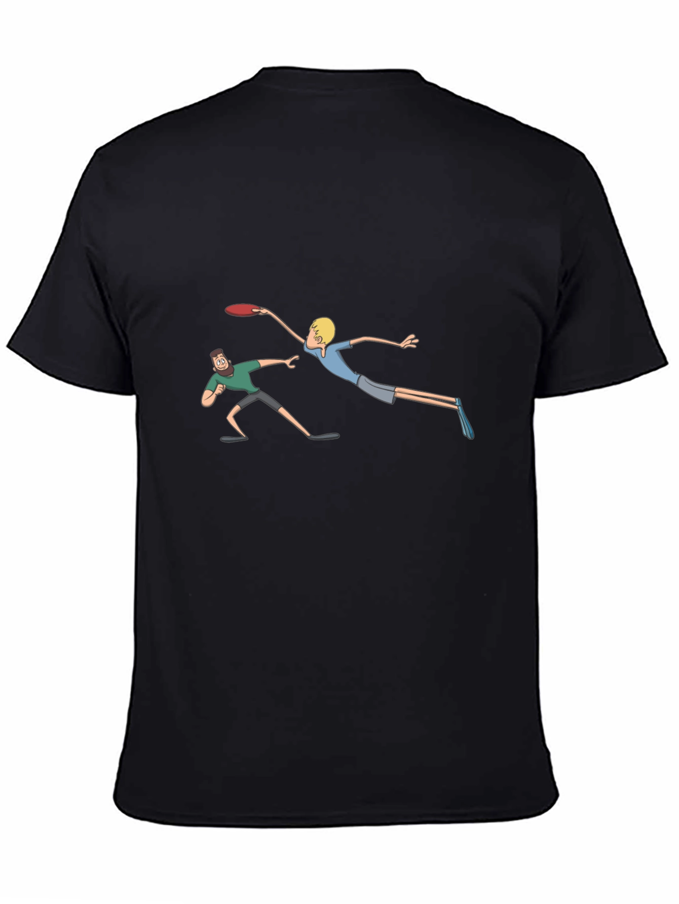 Ultimate Frisbee Graphic Tee - Black