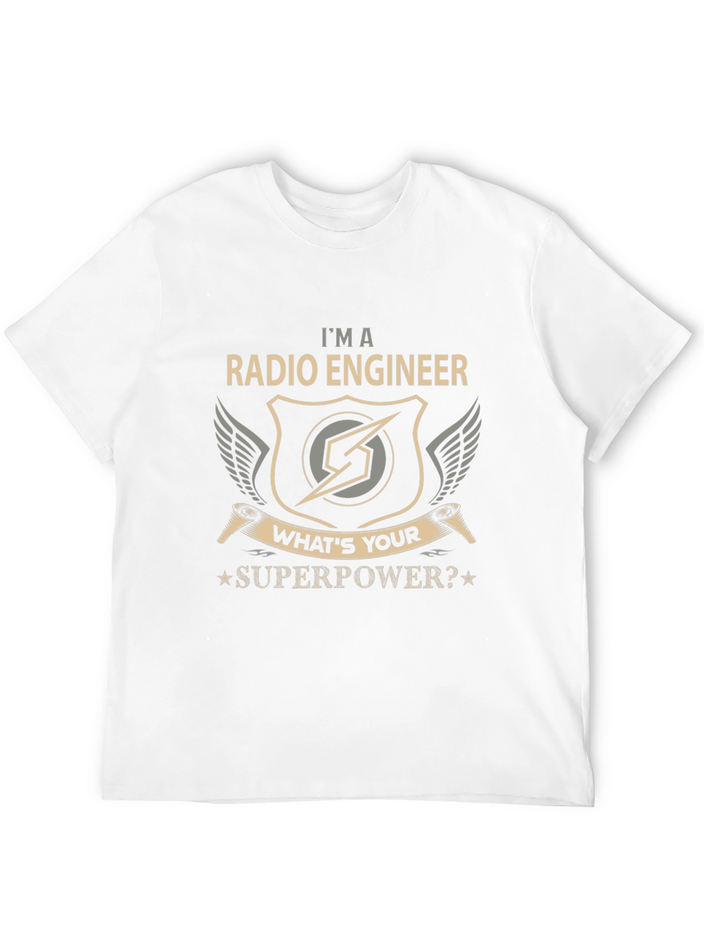 Radio Engineer Superpower Graphic T-Shirt