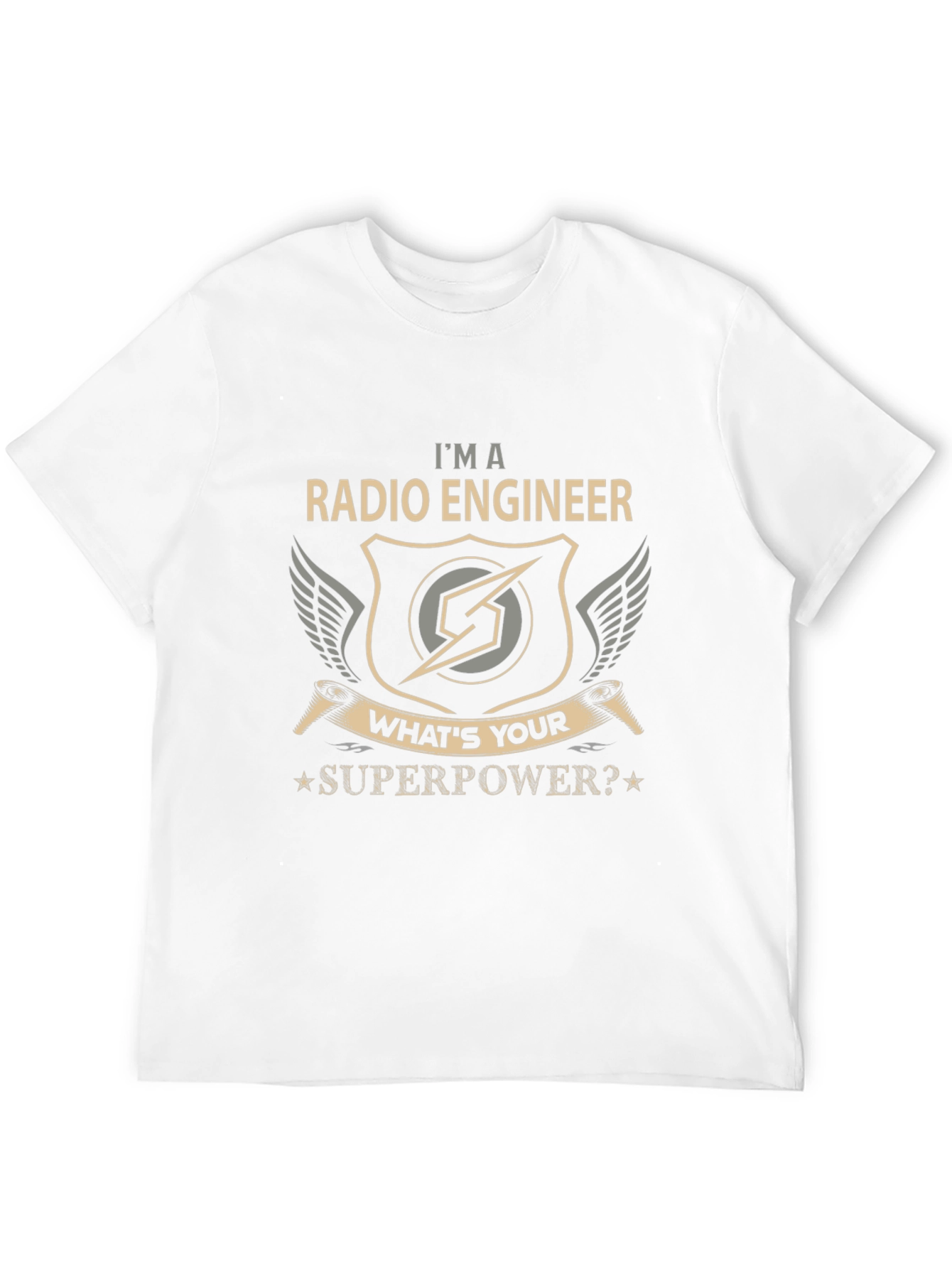 Radio Engineer Superpower Graphic T-Shirt
