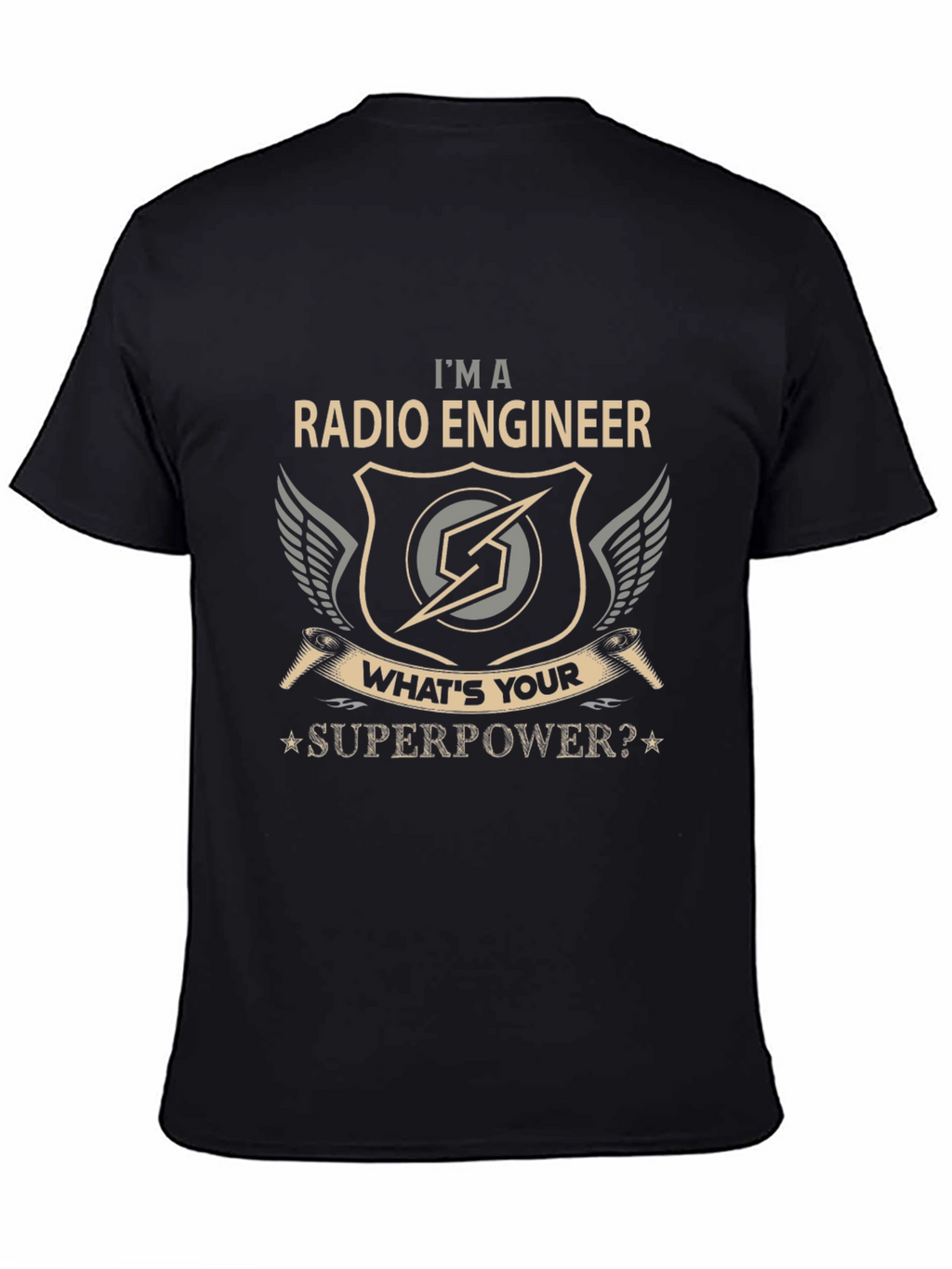 Radio Engineer Superpower Graphic T-Shirt