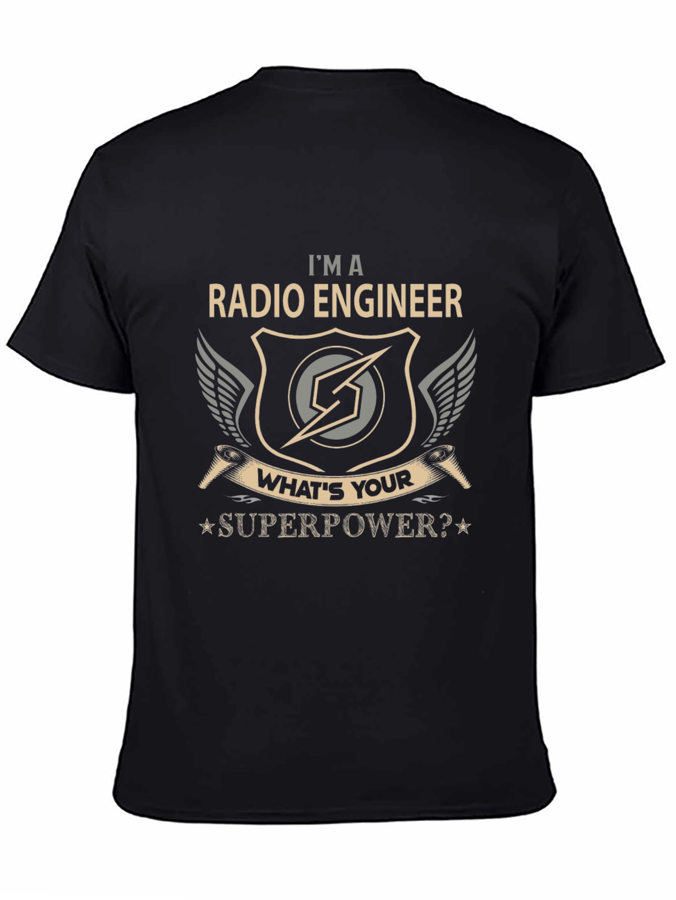 Radio Engineer Superpower Graphic T-Shirt