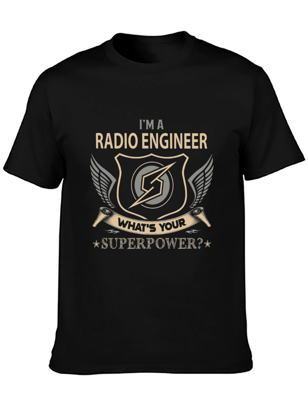 Radio Engineer Superpower Graphic T-Shirt