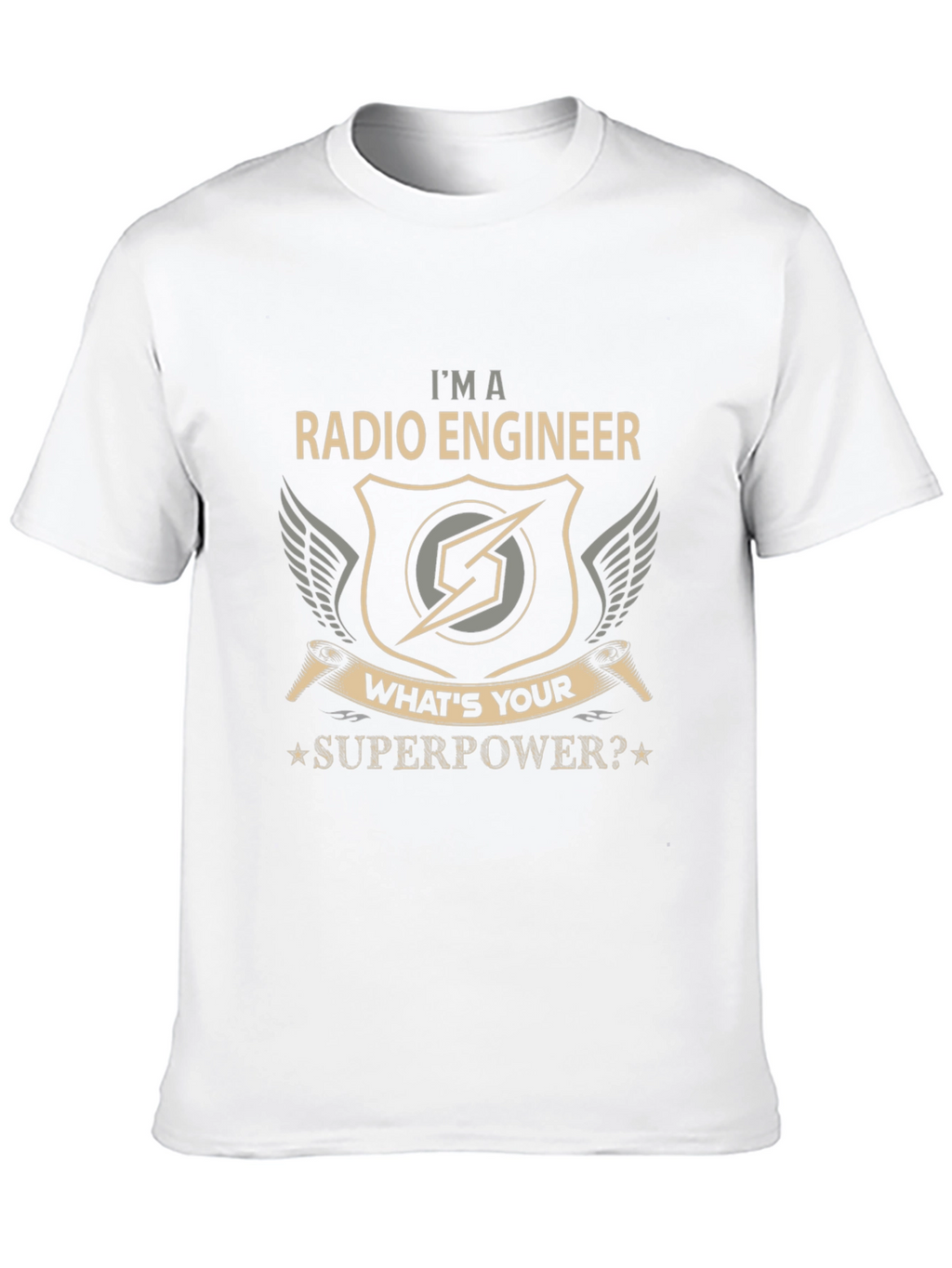 Radio Engineer Superpower Graphic T-Shirt