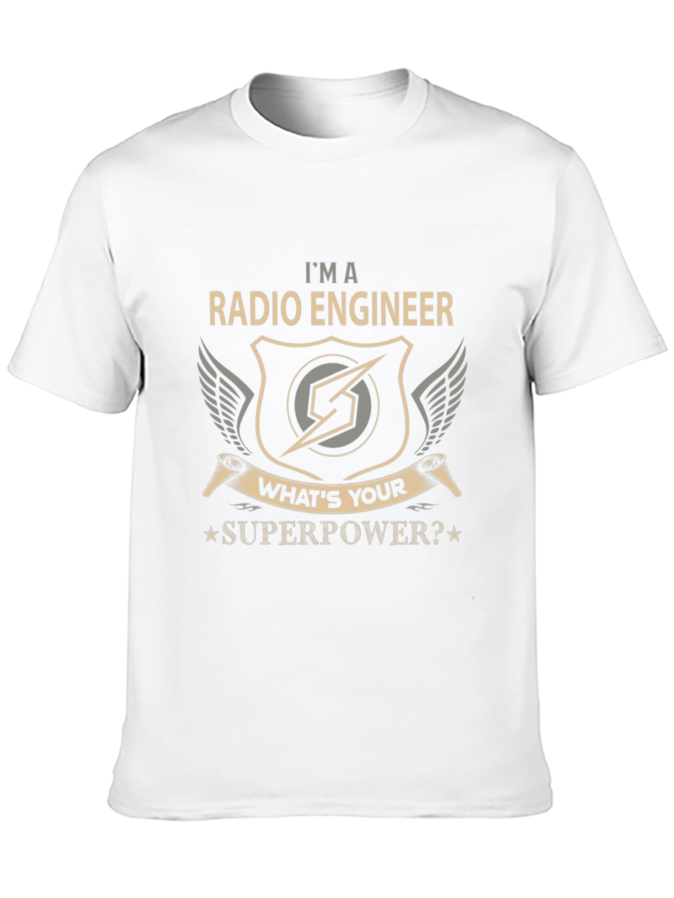 Radio Engineer Superpower Graphic T-Shirt