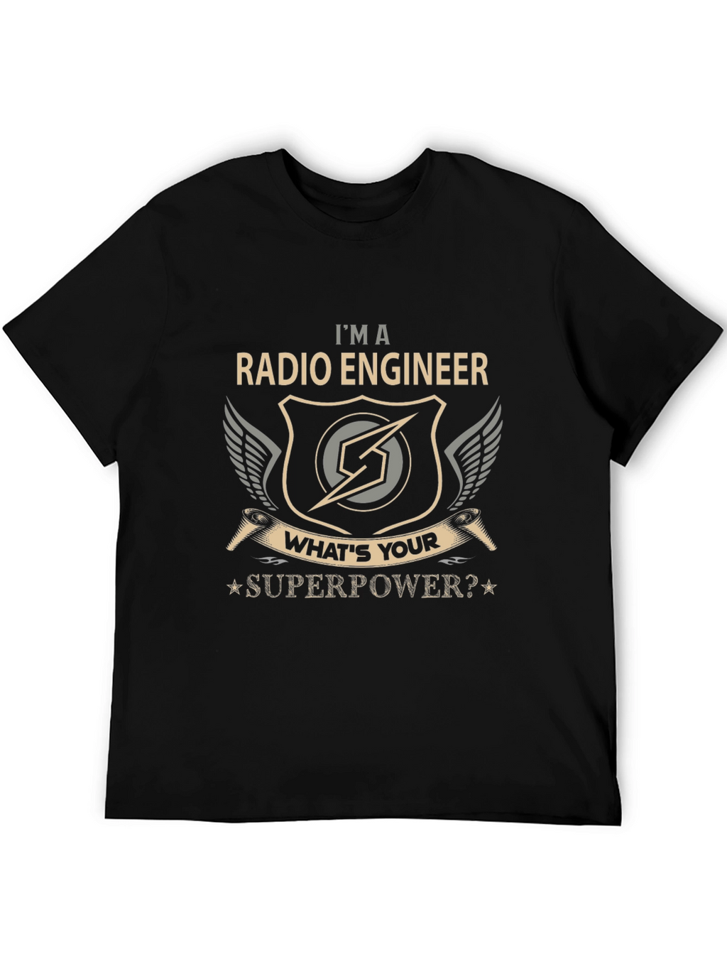 Radio Engineer Superpower Graphic T-Shirt