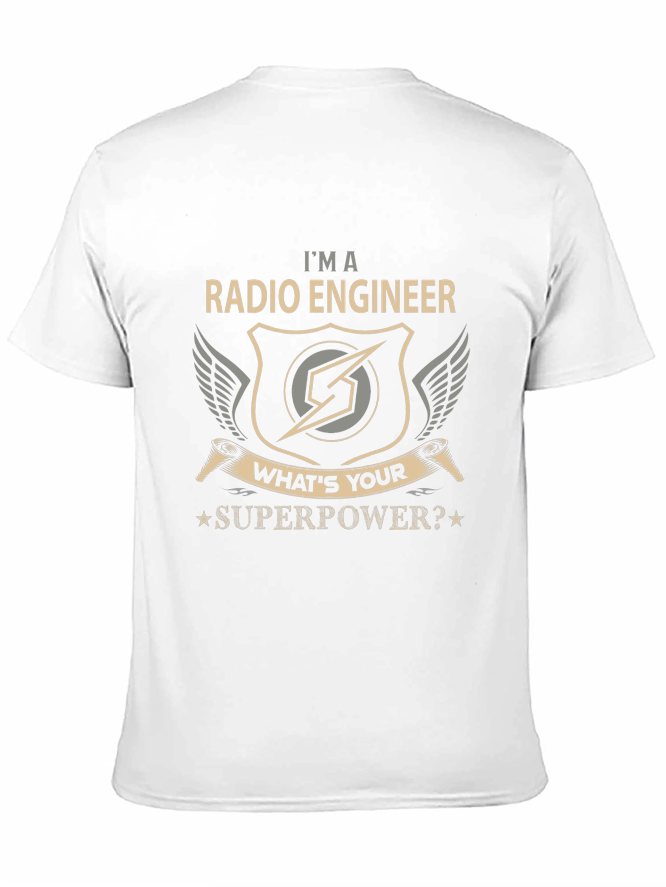 Radio Engineer Superpower Graphic T-Shirt