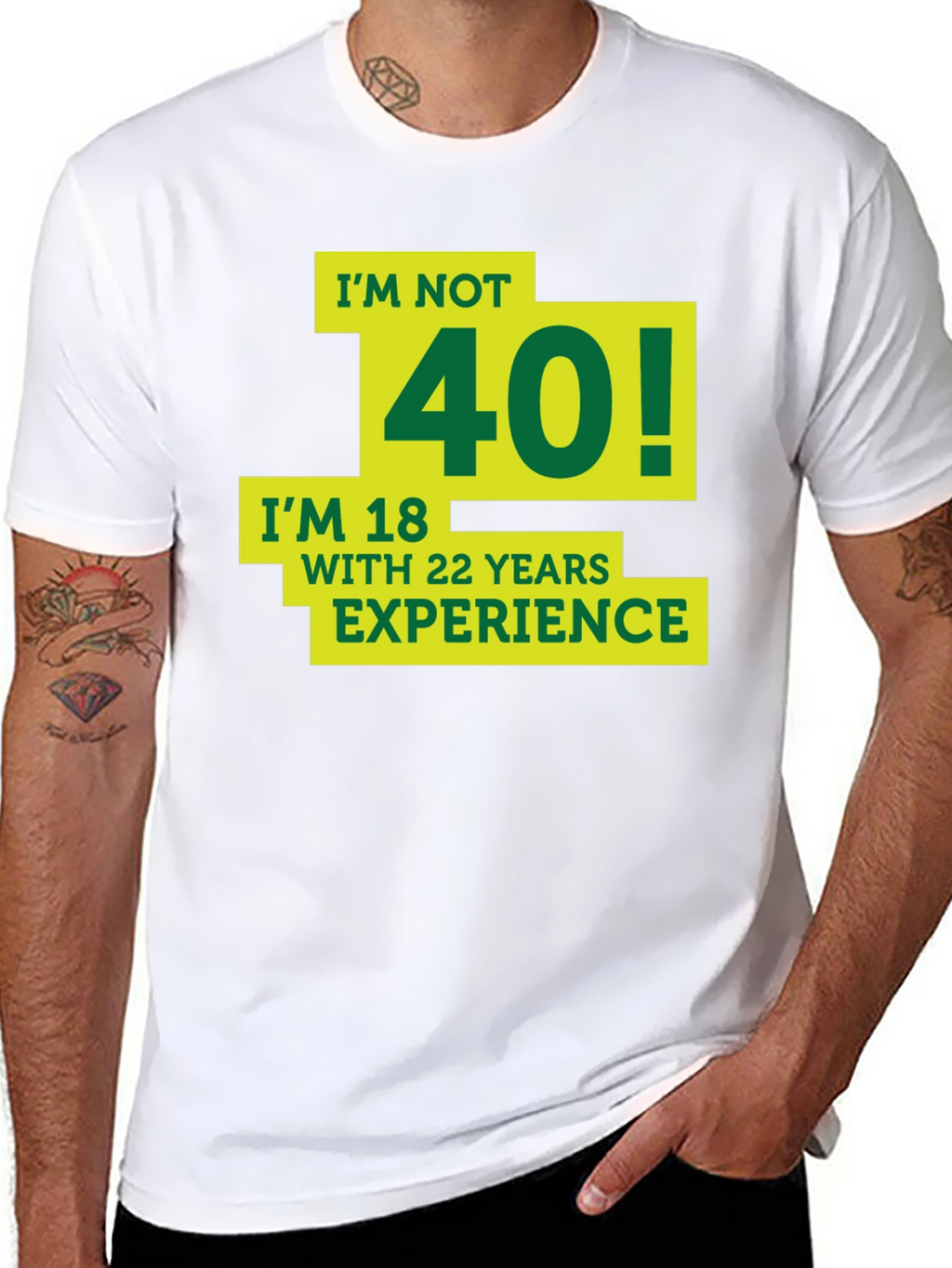 Funny 40th Birthday T-Shirt - Im Not 40!