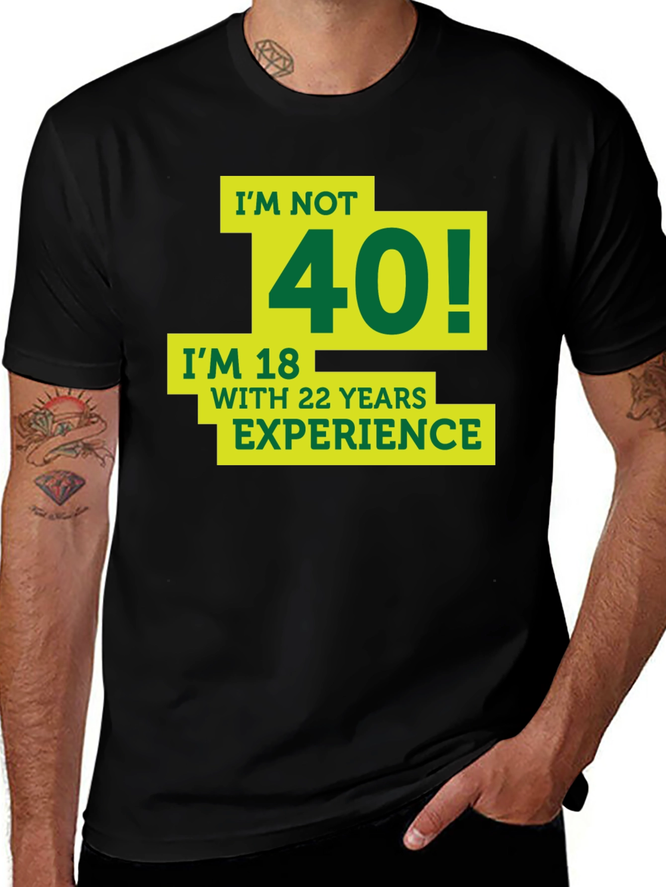 Funny 40th Birthday T-Shirt - Im Not 40!