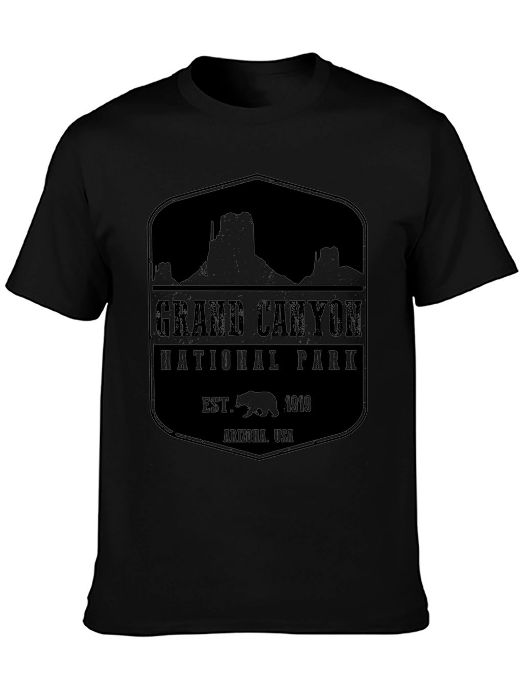Grand Canyon National Park Black T-Shirt