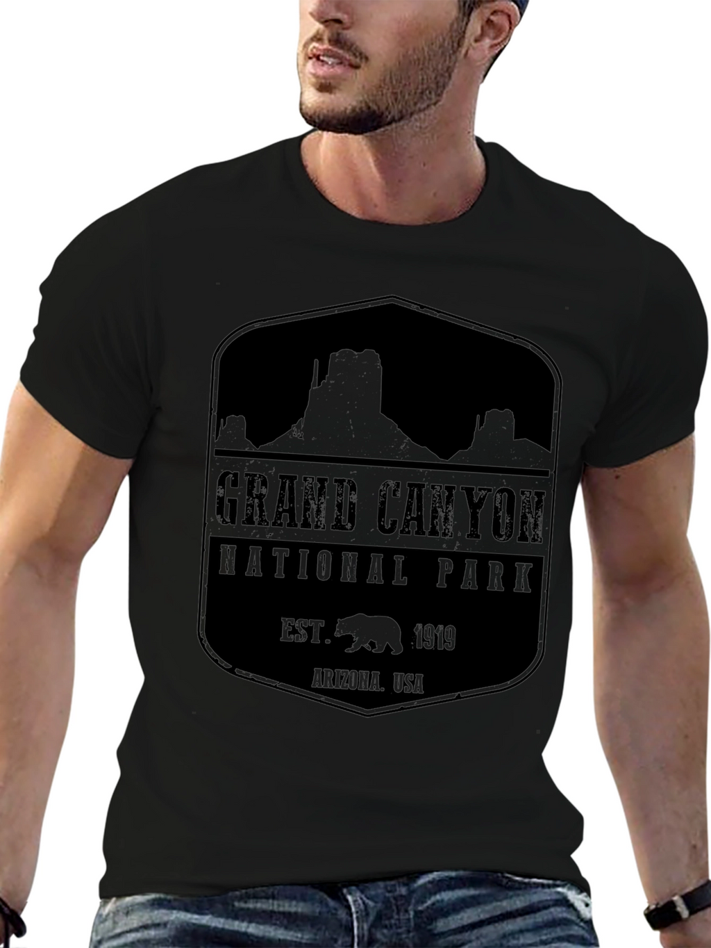 Grand Canyon National Park Black T-Shirt