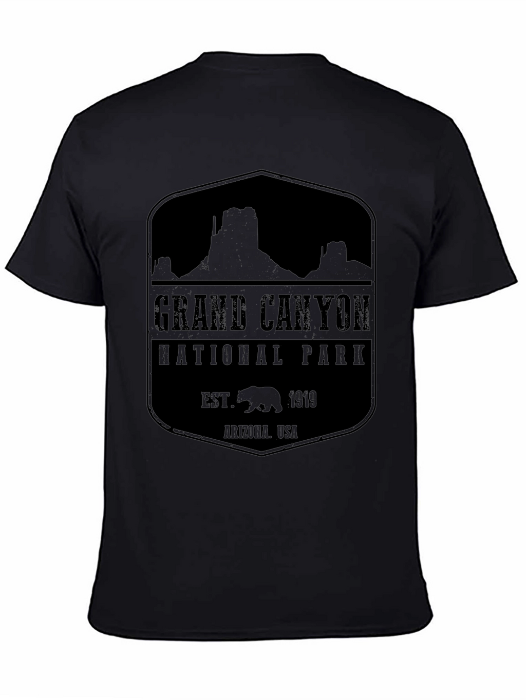 Grand Canyon National Park Black T-Shirt
