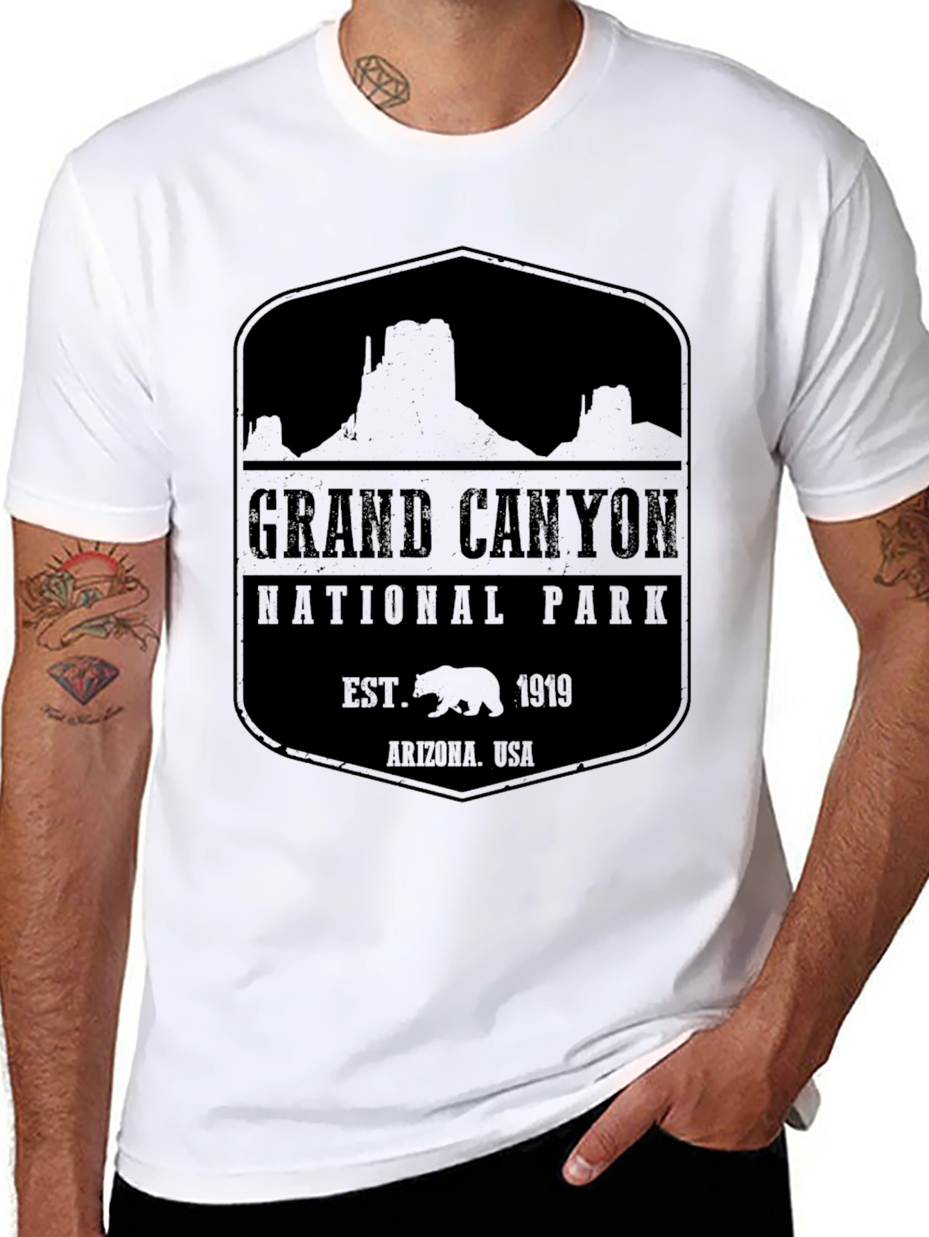 Grand Canyon National Park Black T-Shirt