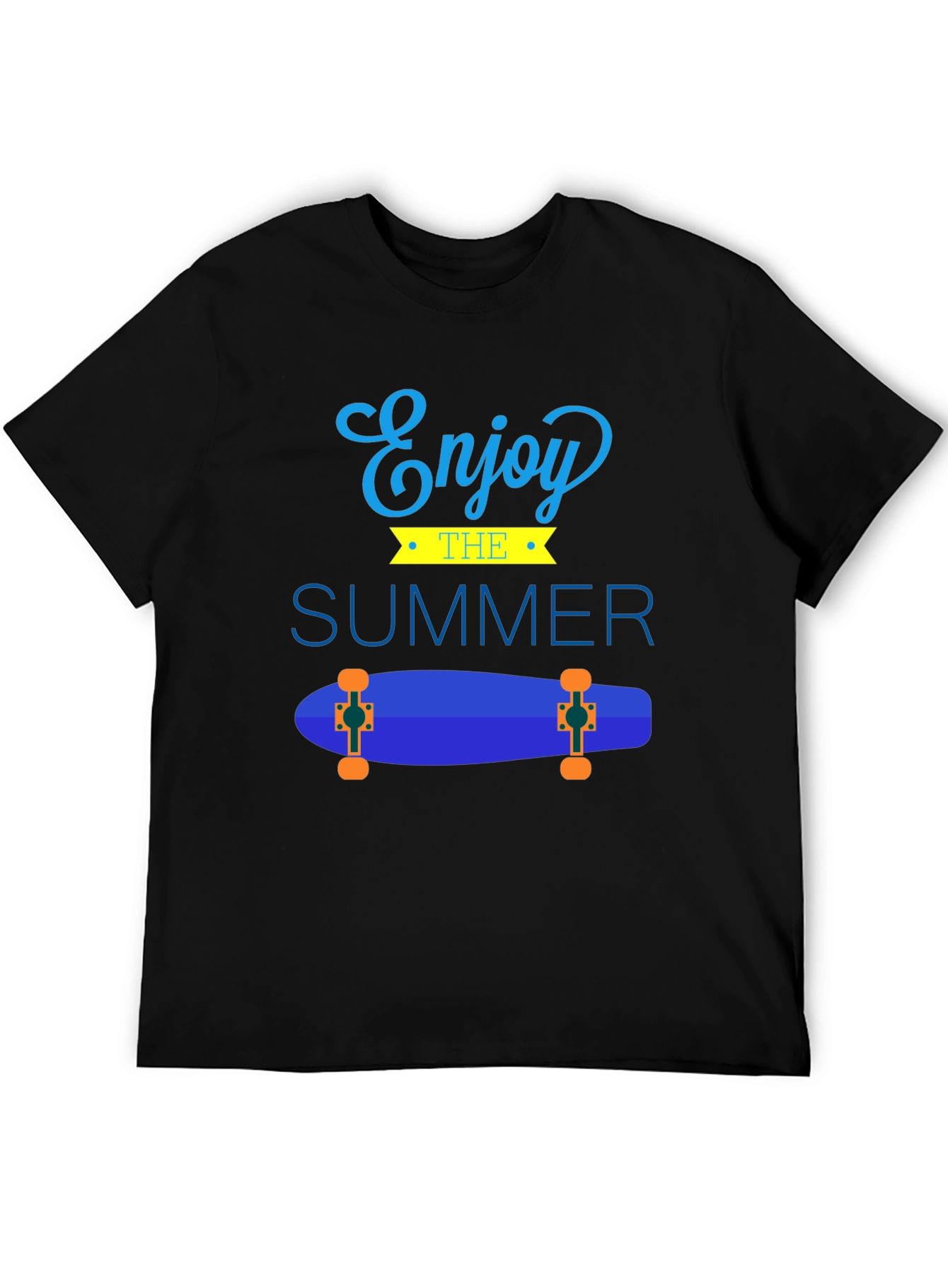 Enjoy The Summer Skateboard Graphic Tee