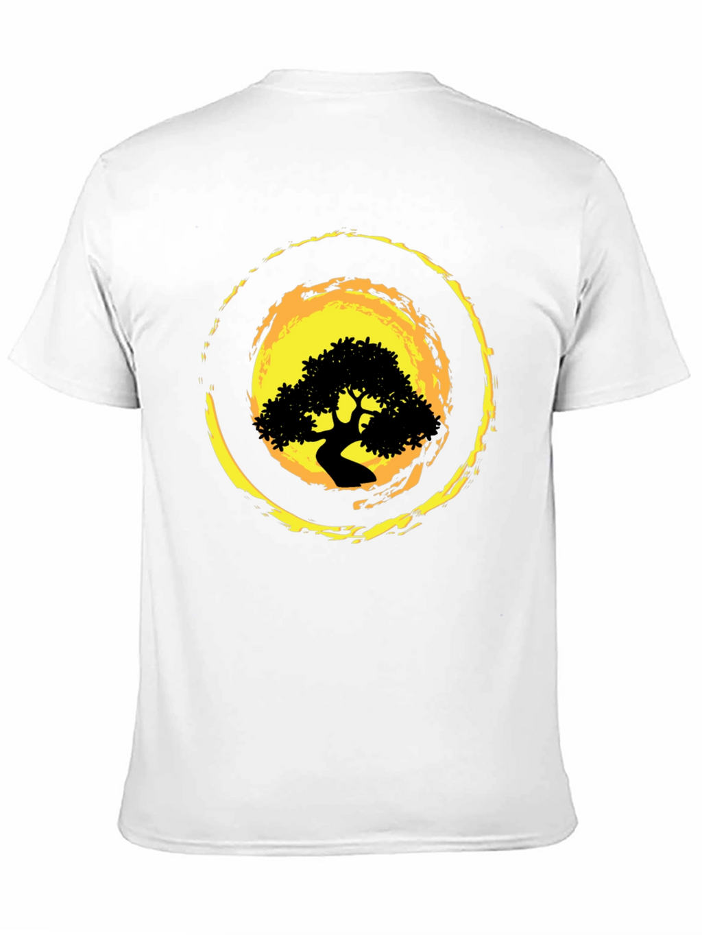 Bonsai Tree Graphic Black T-Shirt
