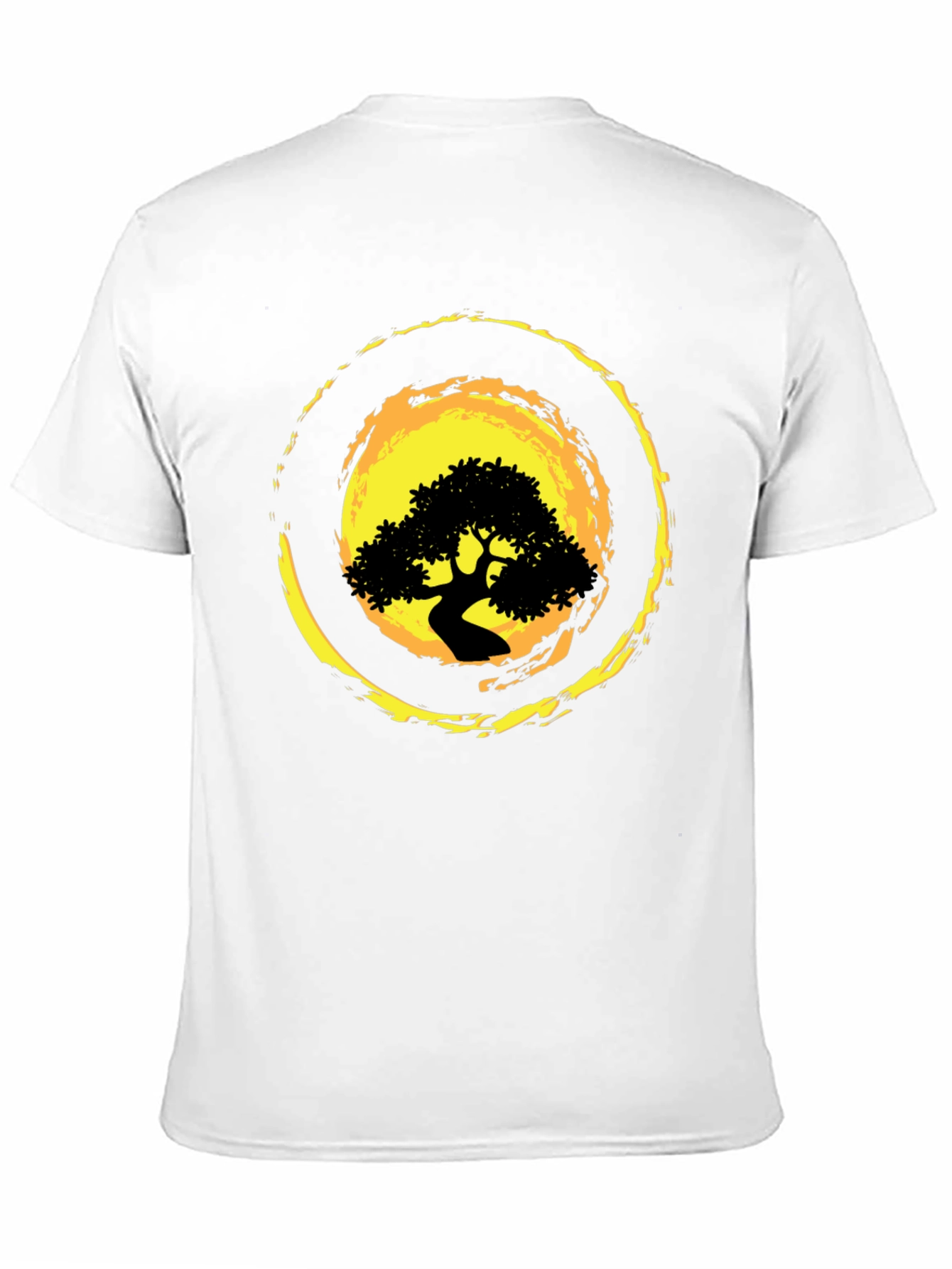 Bonsai Tree Graphic Black T-Shirt