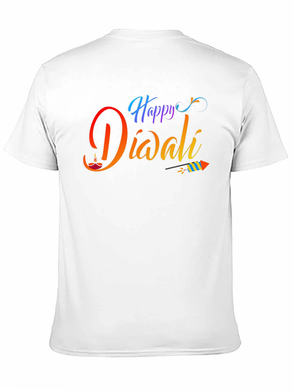 Happy Diwali Black Graphic Tee