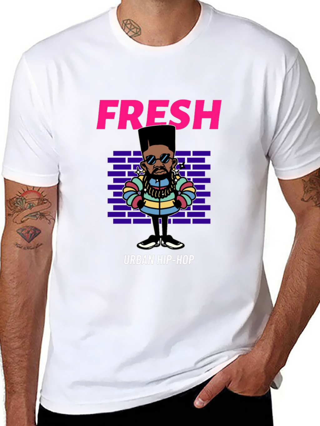 Fresh Urban Hip-Hop Graphic Tee