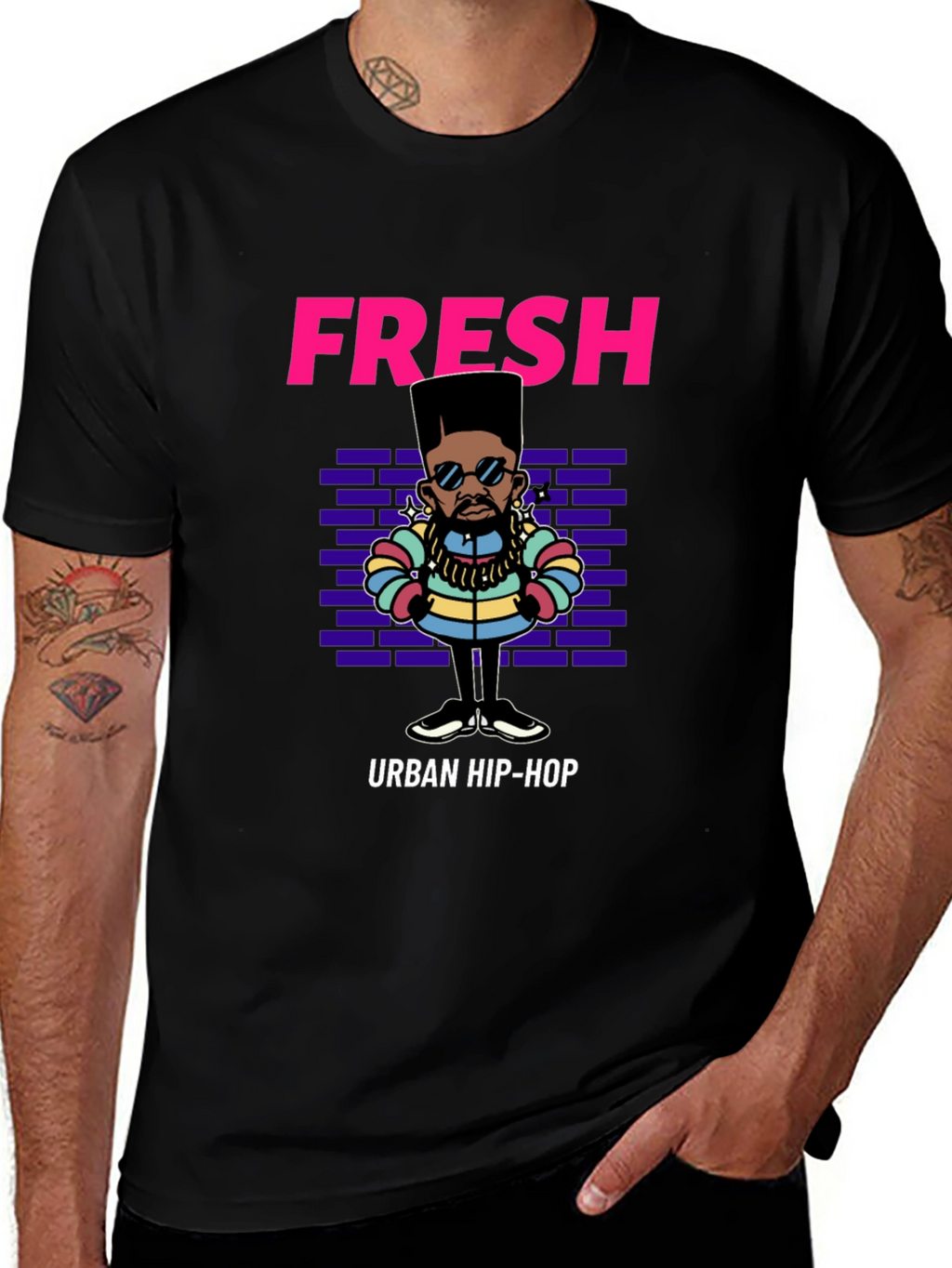 Fresh Urban Hip-Hop Graphic Tee