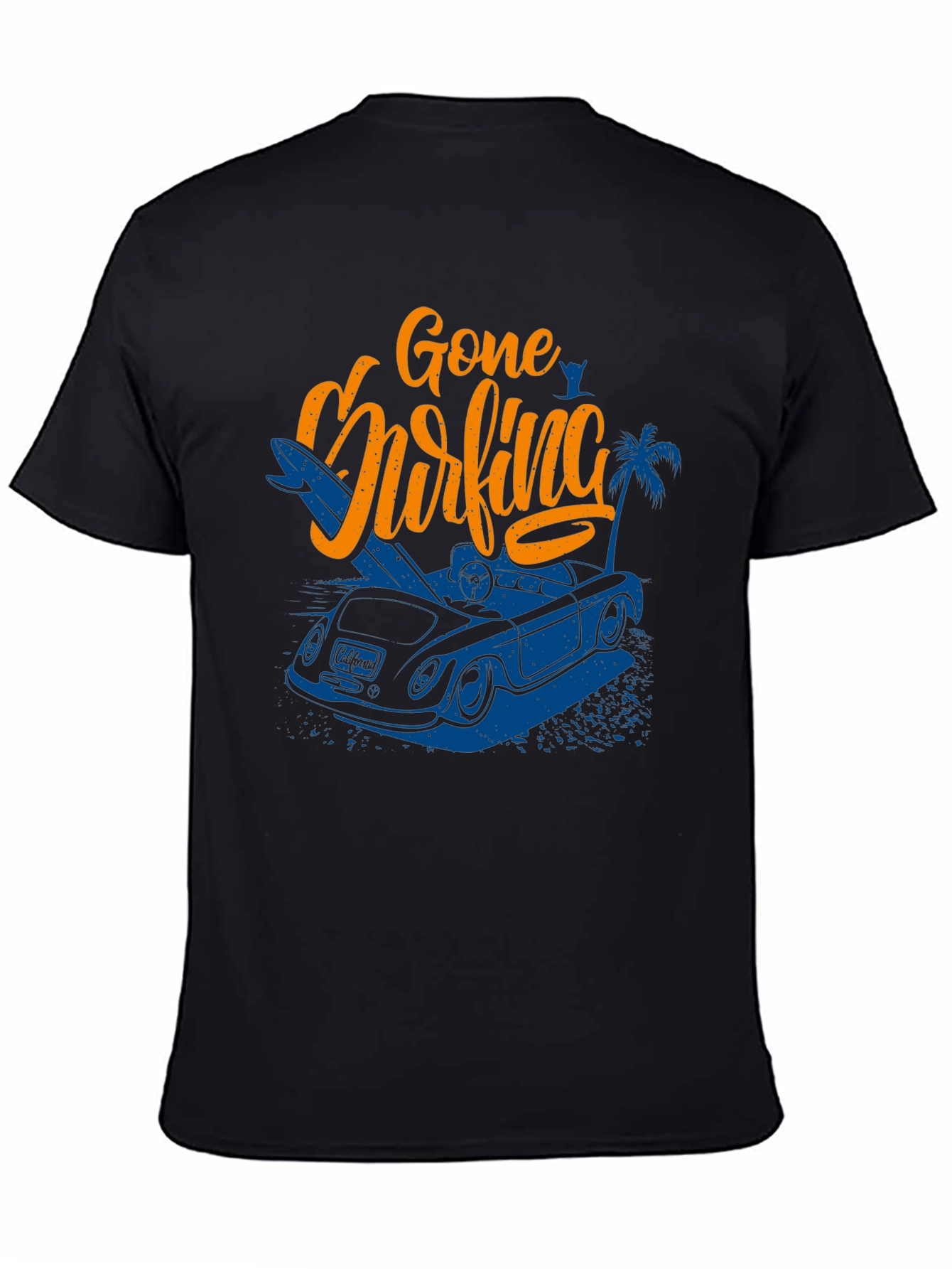 Gone Surfing Graphic T-Shirt - Beach Vibes