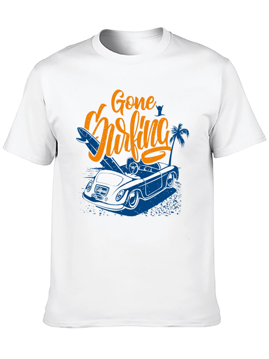 Gone Surfing Graphic T-Shirt - Beach Vibes