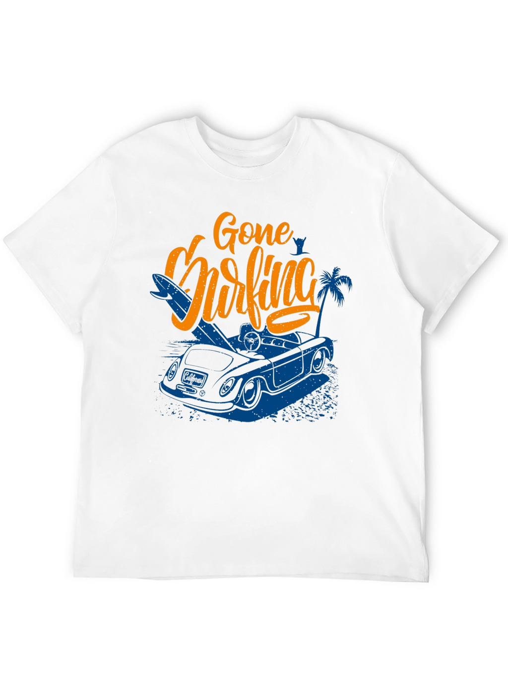 Gone Surfing Graphic T-Shirt - Beach Vibes