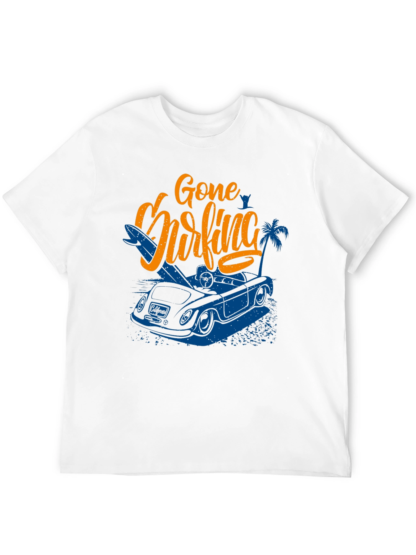 Gone Surfing Graphic T-Shirt - Beach Vibes