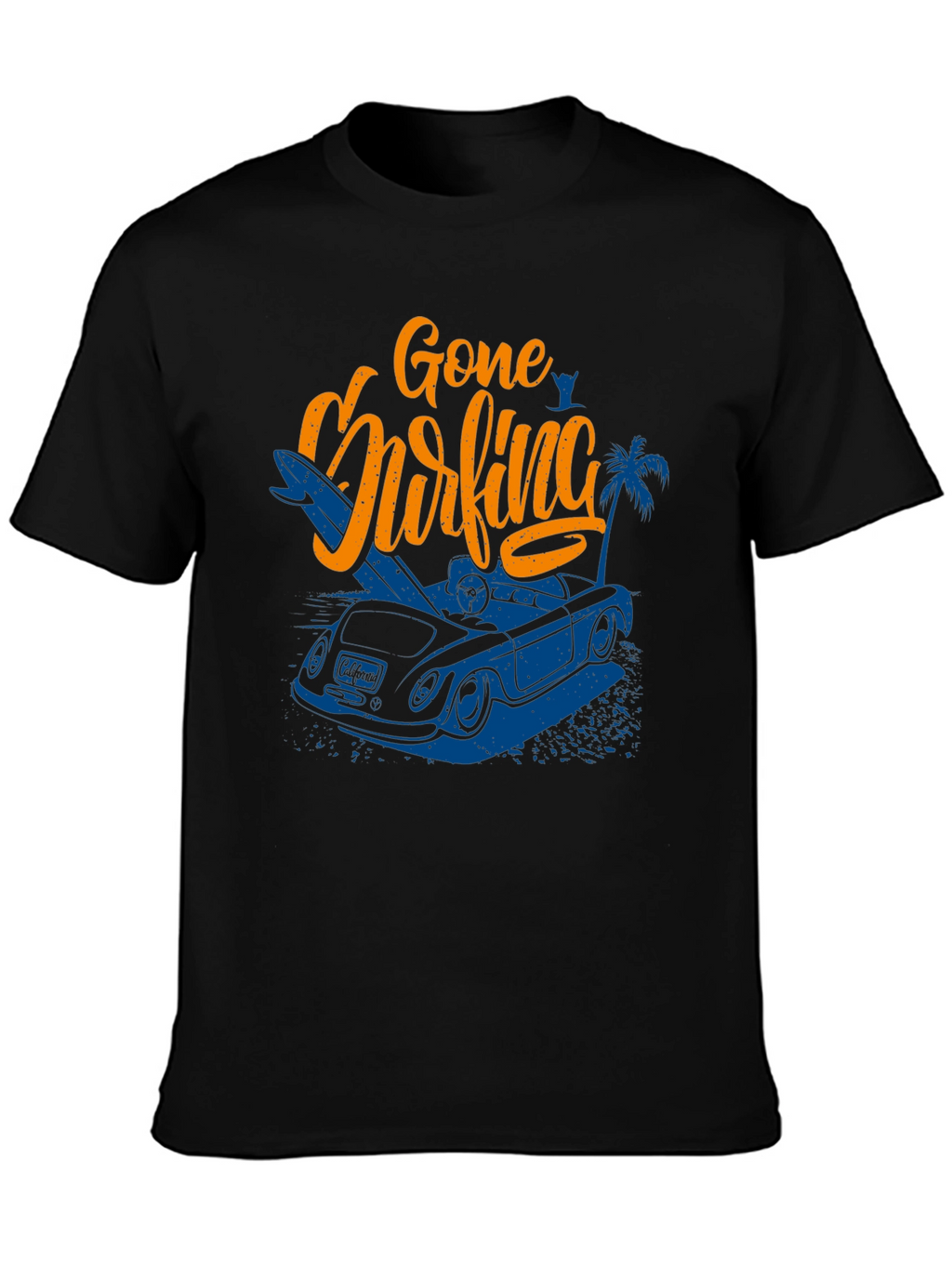 Gone Surfing Graphic T-Shirt - Beach Vibes