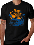 Gone Surfing Graphic T-Shirt - Beach Vibes