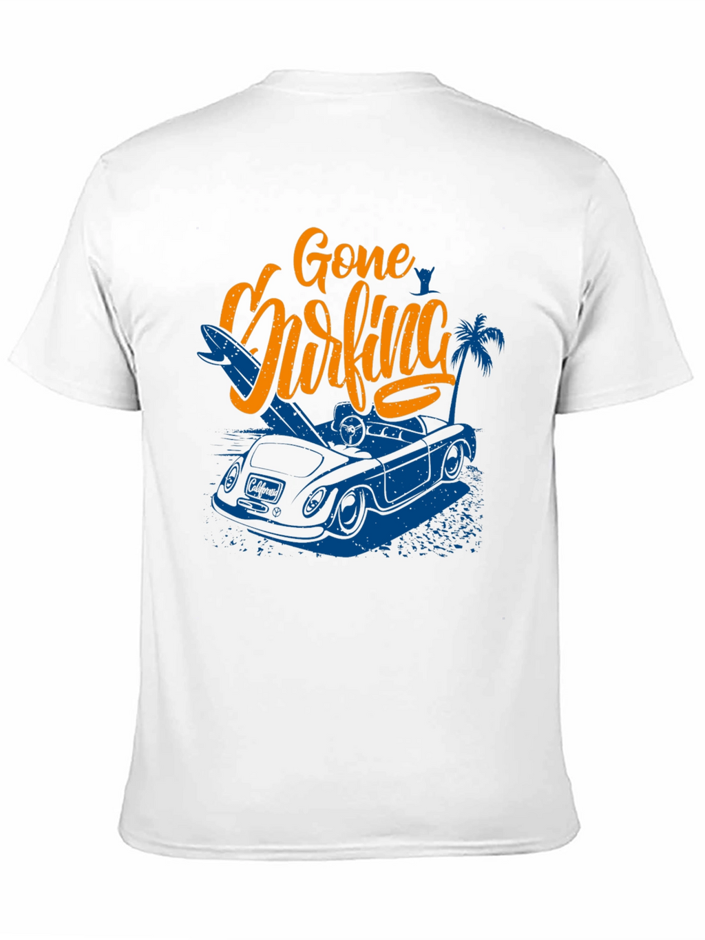 Gone Surfing Graphic T-Shirt - Beach Vibes