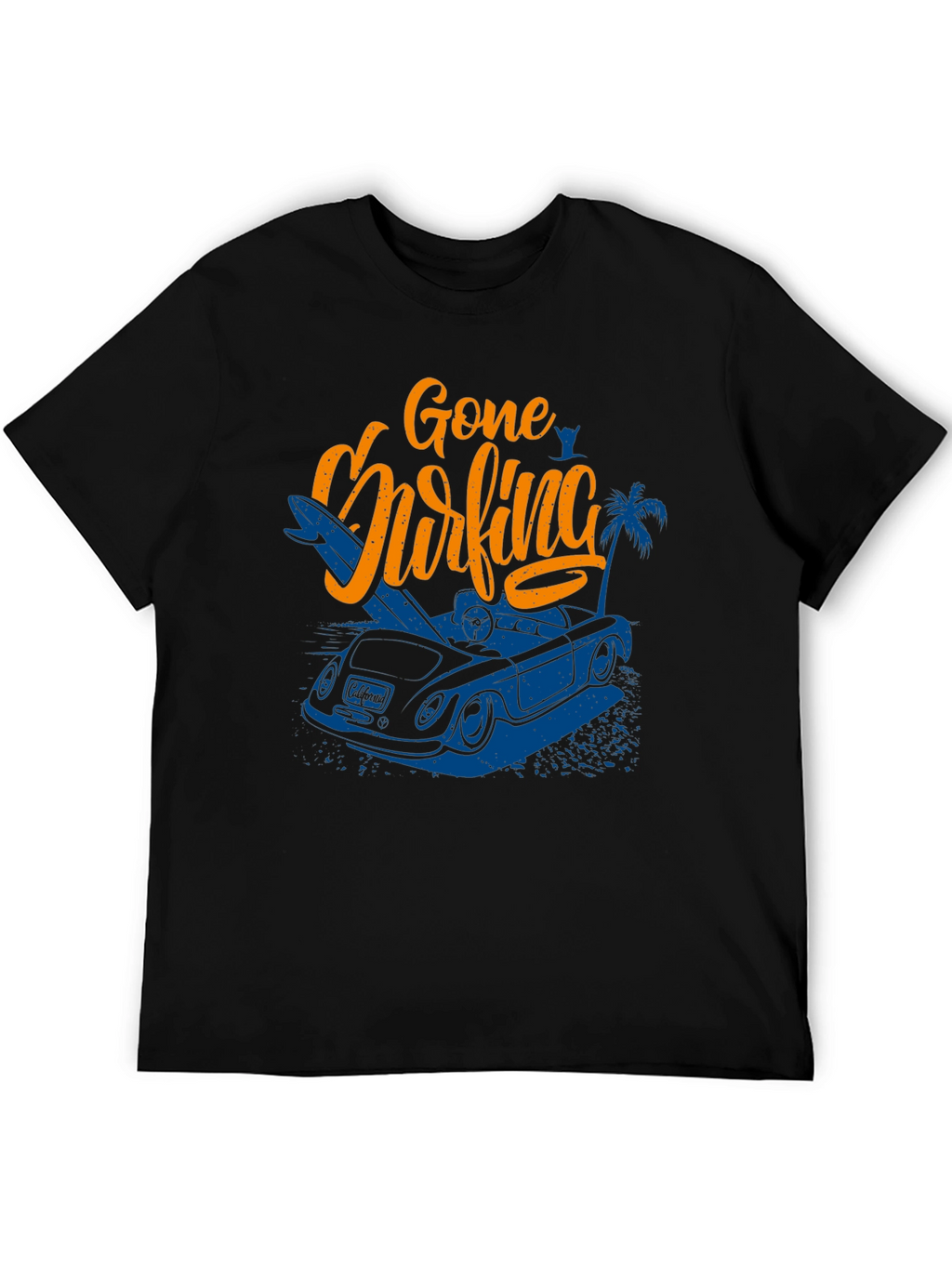Gone Surfing Graphic T-Shirt - Beach Vibes