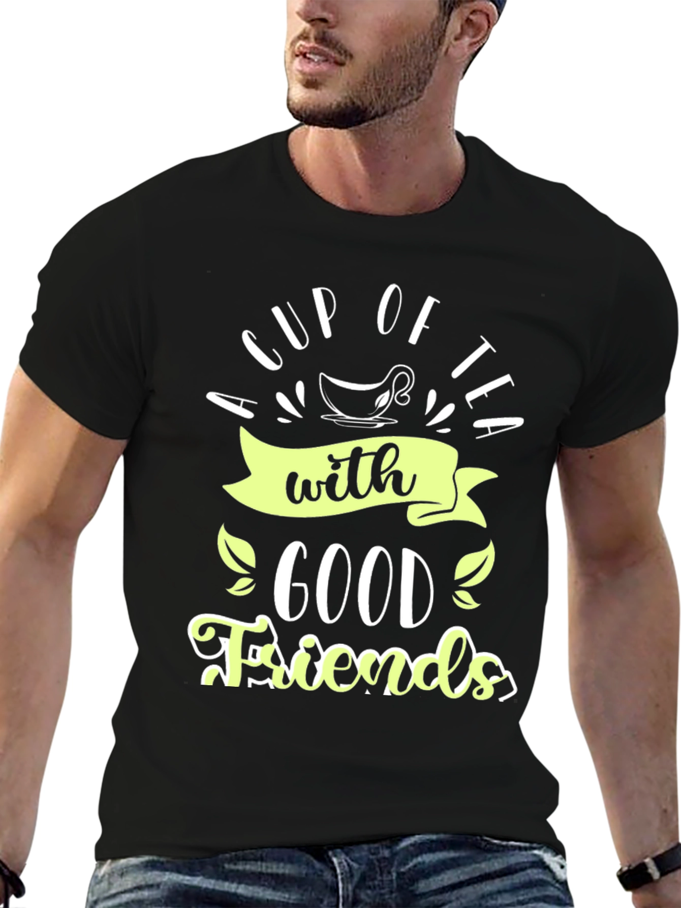 A Cup of Tea With Good Friends Black Tee