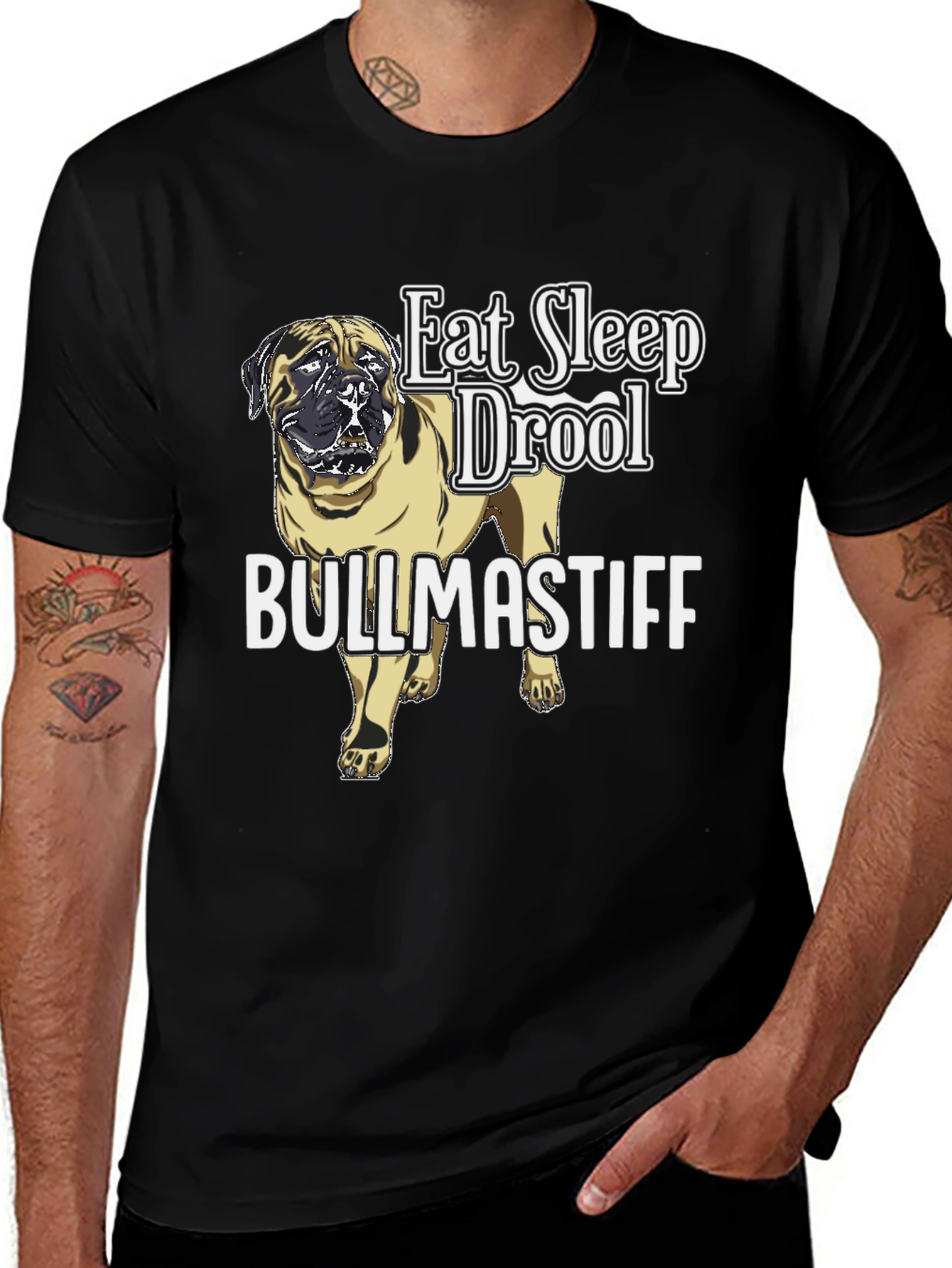 Eat Sleep Drool Bullmastiff T-Shirt