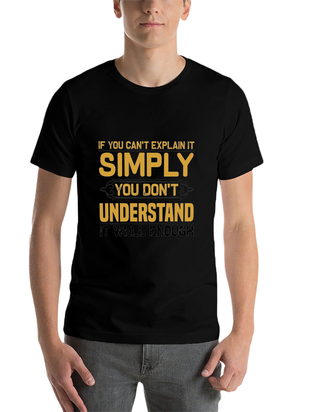 Simply Understand Black T-Shirt