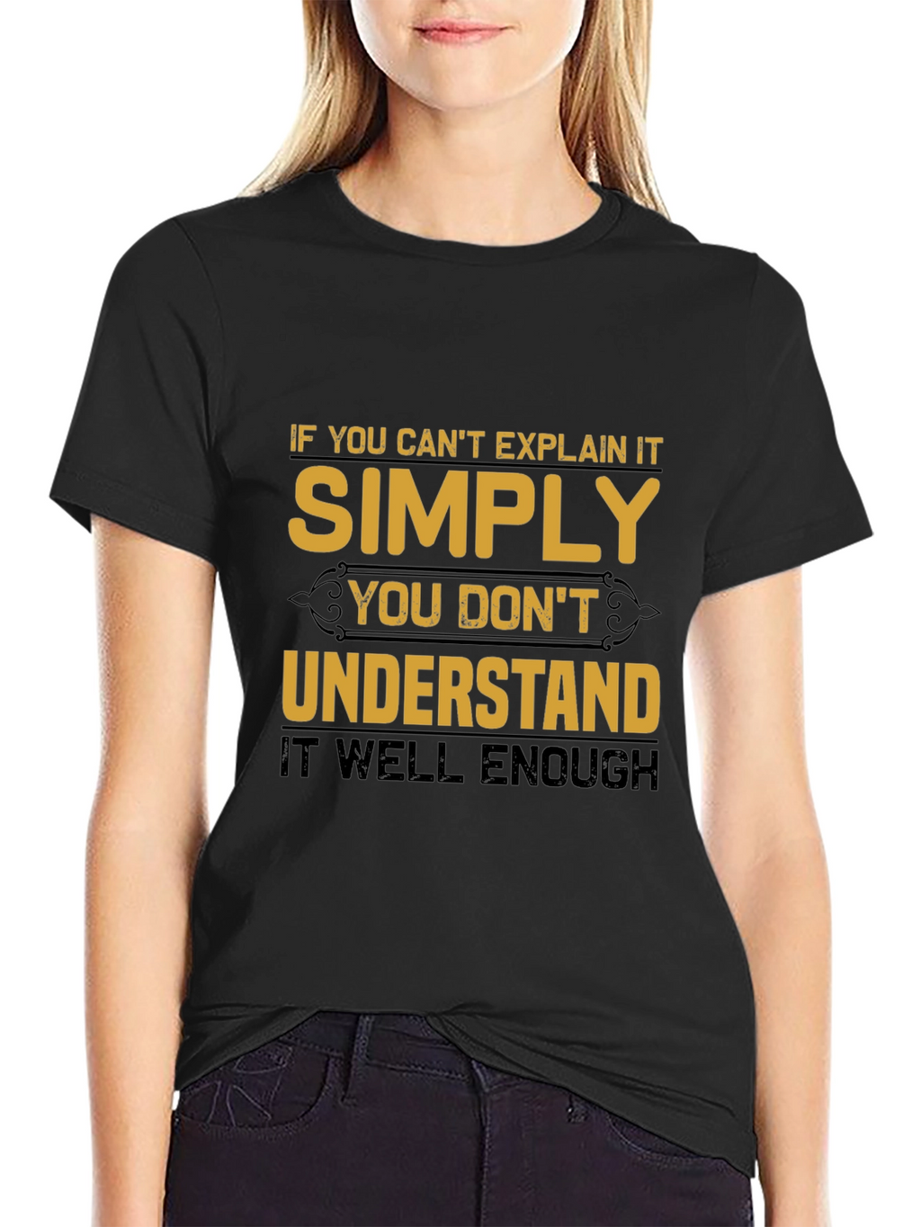 Simply Understand Black T-Shirt