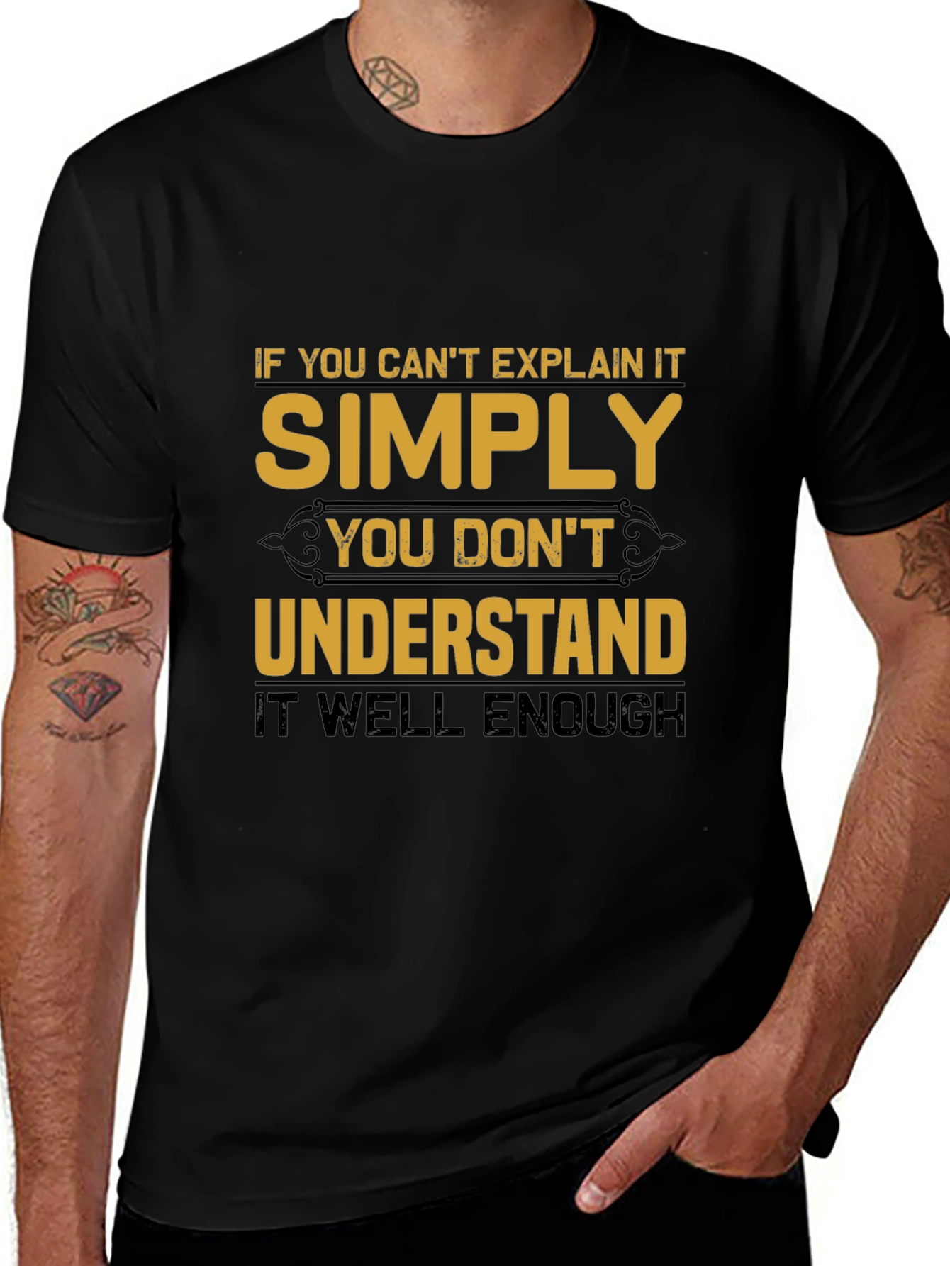 Simply Understand Black T-Shirt