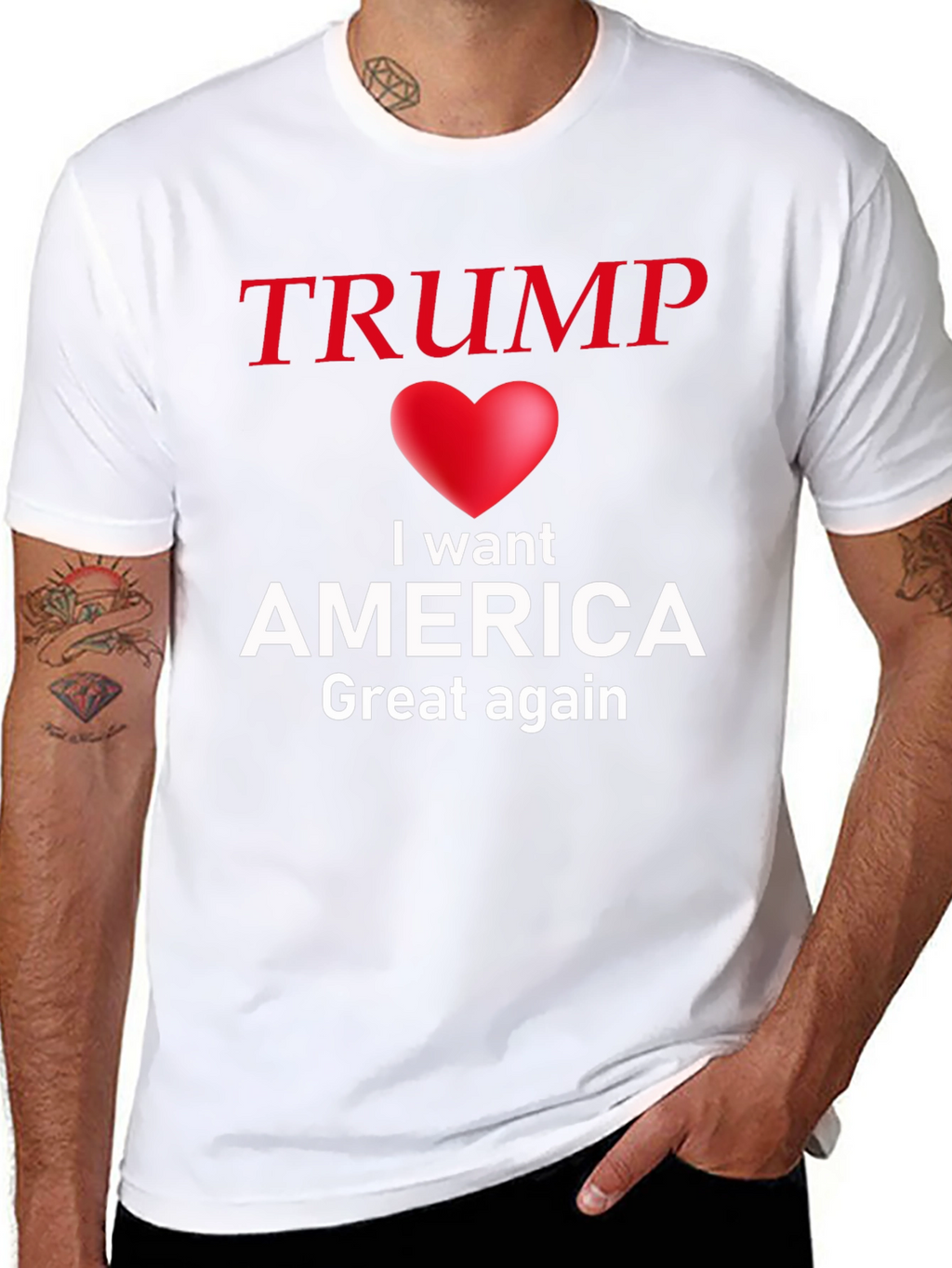 Trump I Love America T-Shirt - Great Again!