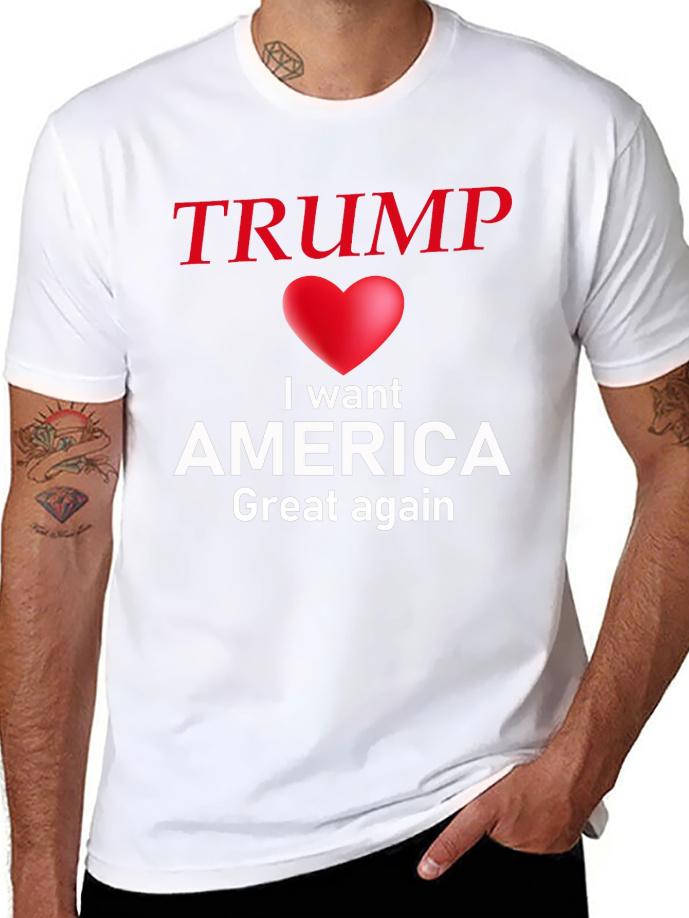 Trump I Love America T-Shirt - Great Again!