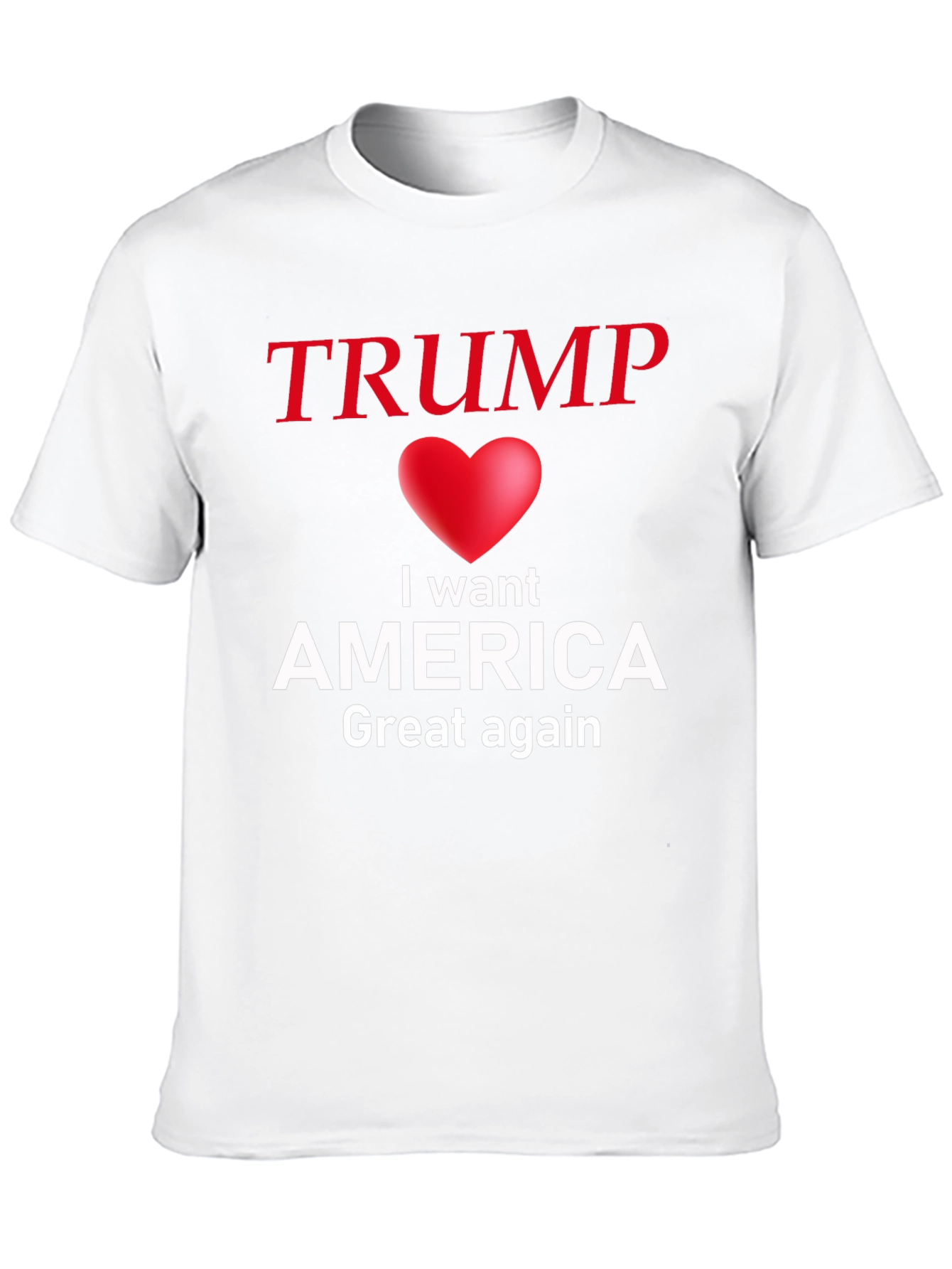 Trump I Love America T-Shirt - Great Again!