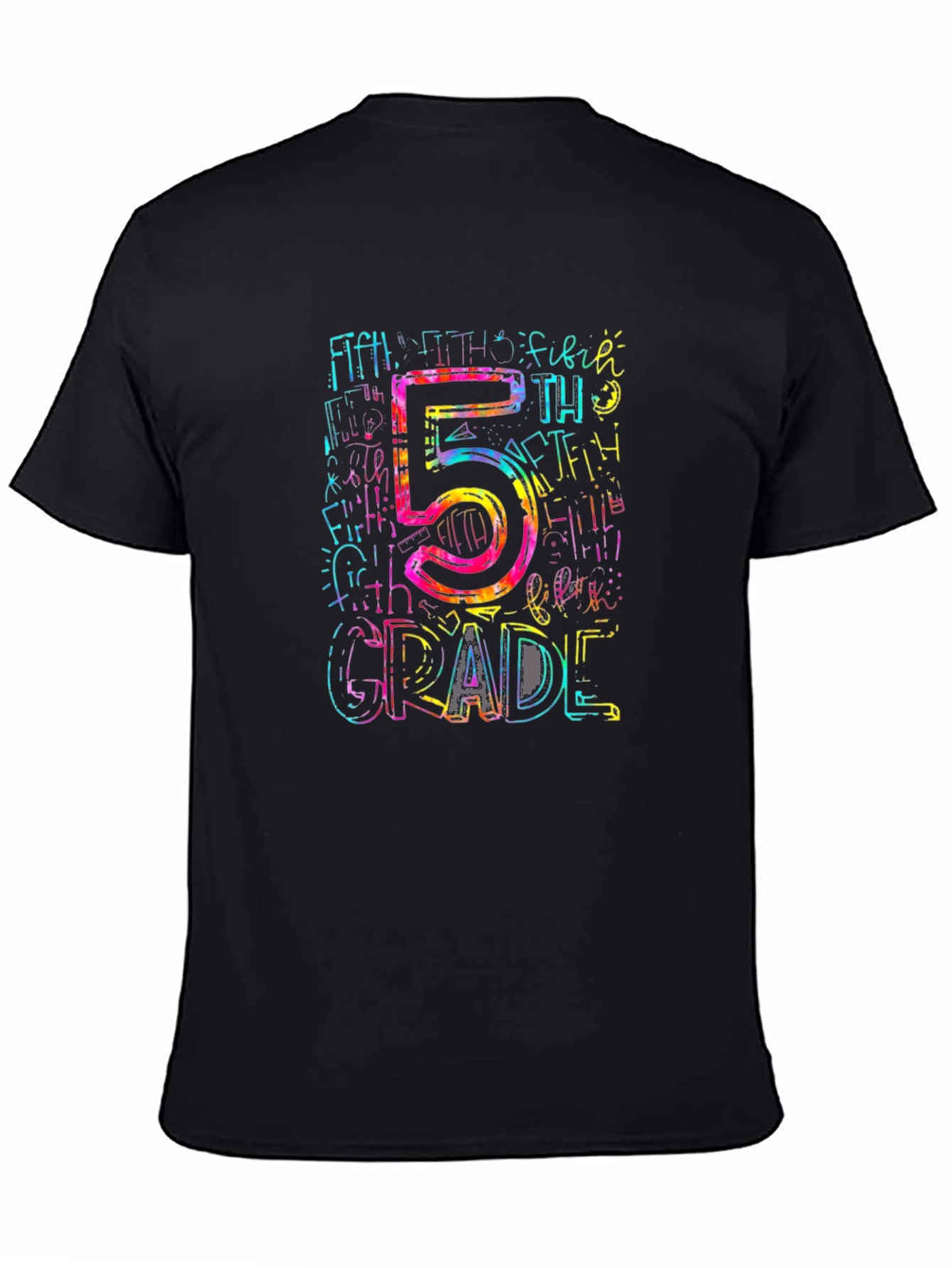Fifth Grade Colorful Graphic Tee