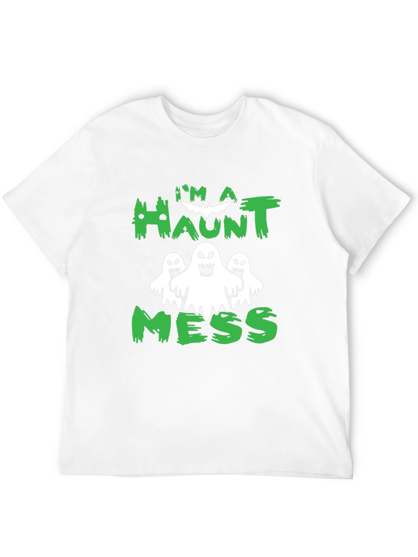 Haunt Mess Graphic Tee - Halloween T-Shirt